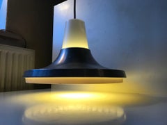 Danish Raw Aluminium Pendant Lamp from Nordisk Solar, 1960s
