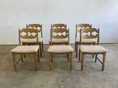Danish “Razorblade” Dining Chairs by Henning Kjærnulf for E.G. Møbler, 1960s