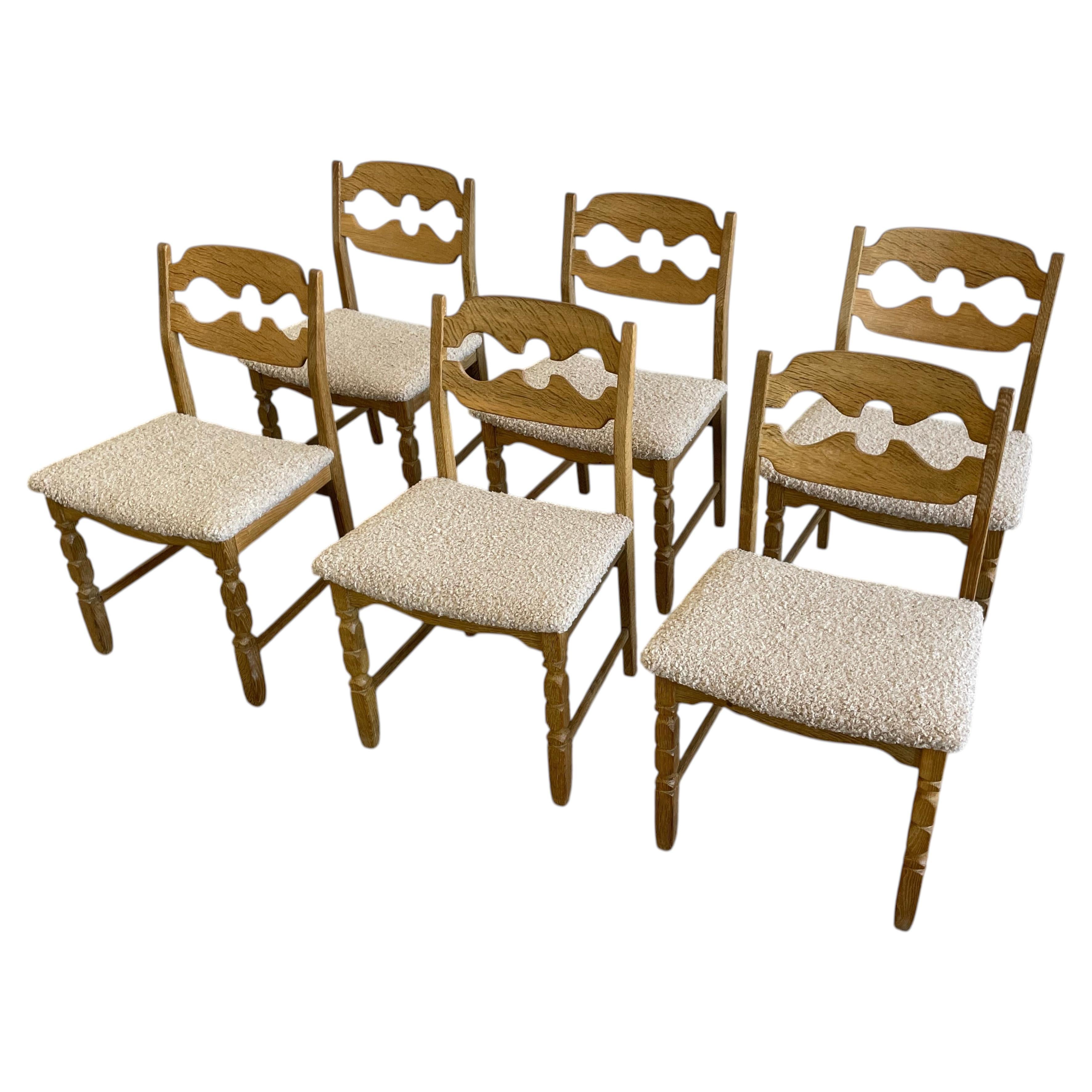 Danish “Razorblade” Dining Chairs by Henning Kjærnulf for E.G. Møbler, 1960s