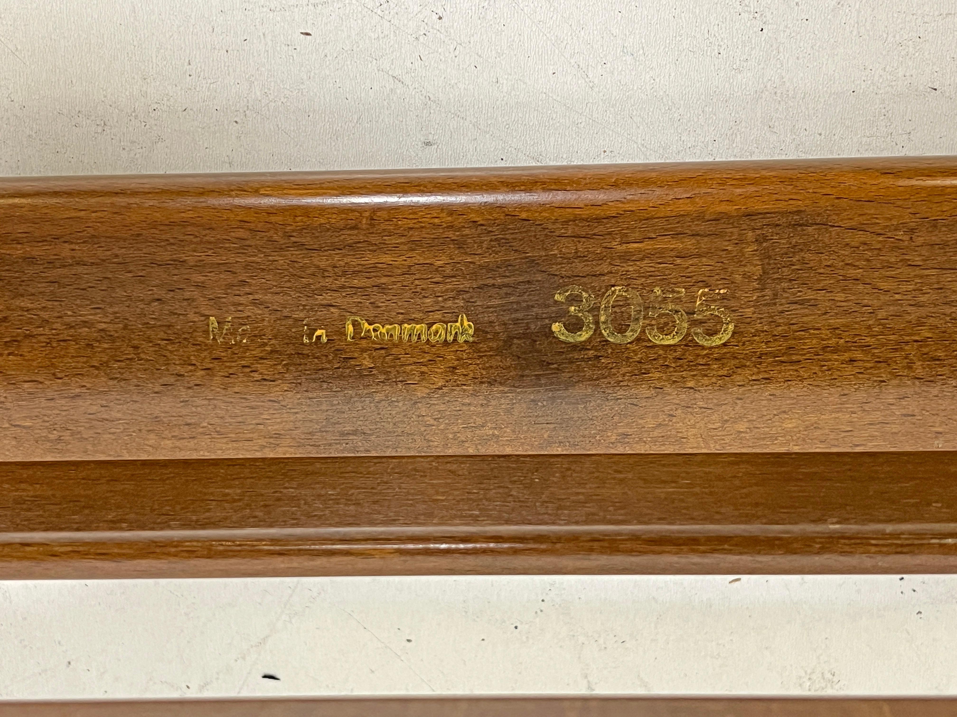 Danish Reclining Lounge Chair and Ottoman, Circa 1960s im Angebot 5