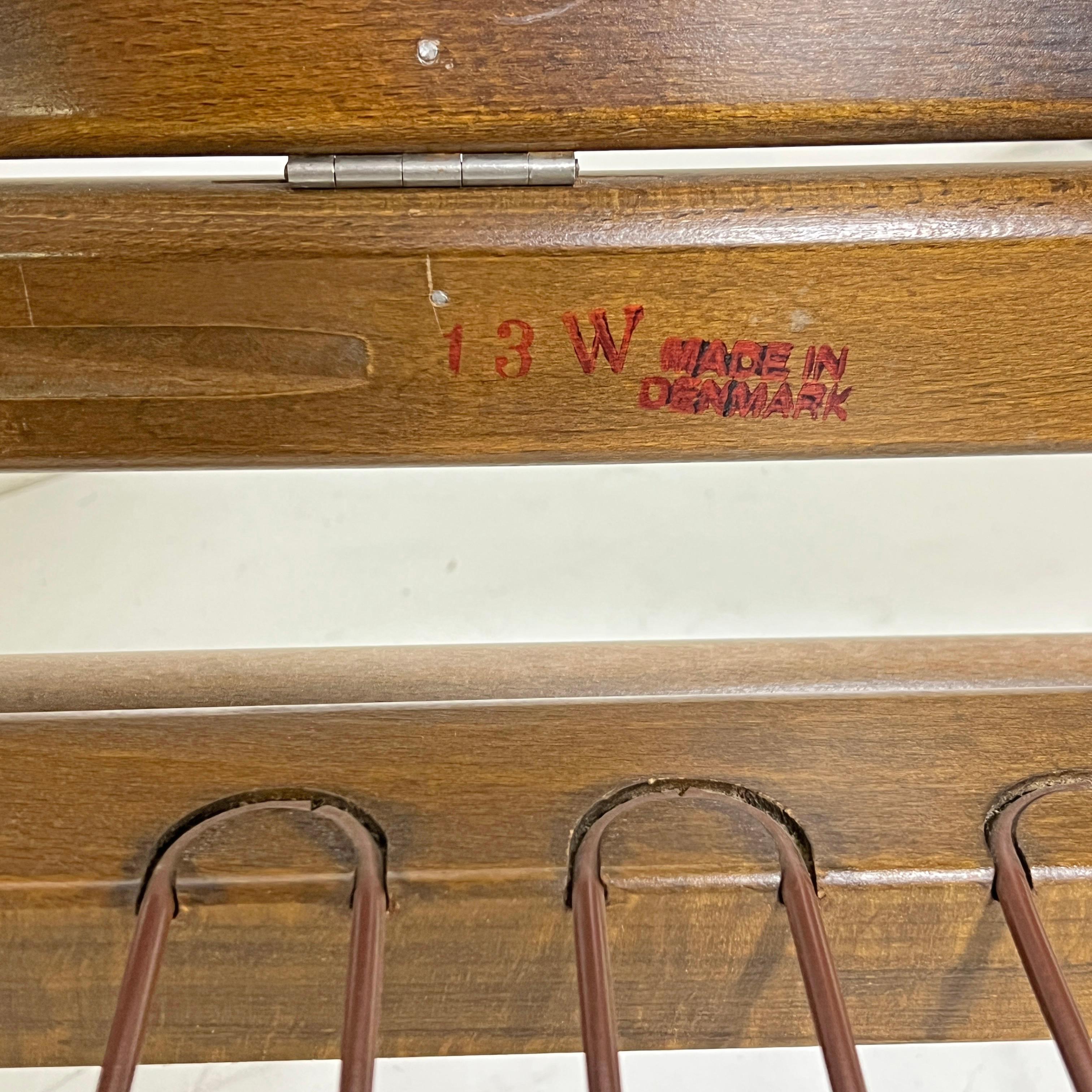 Danish Reclining Lounge Chair and Ottoman, Circa 1960s im Angebot 1