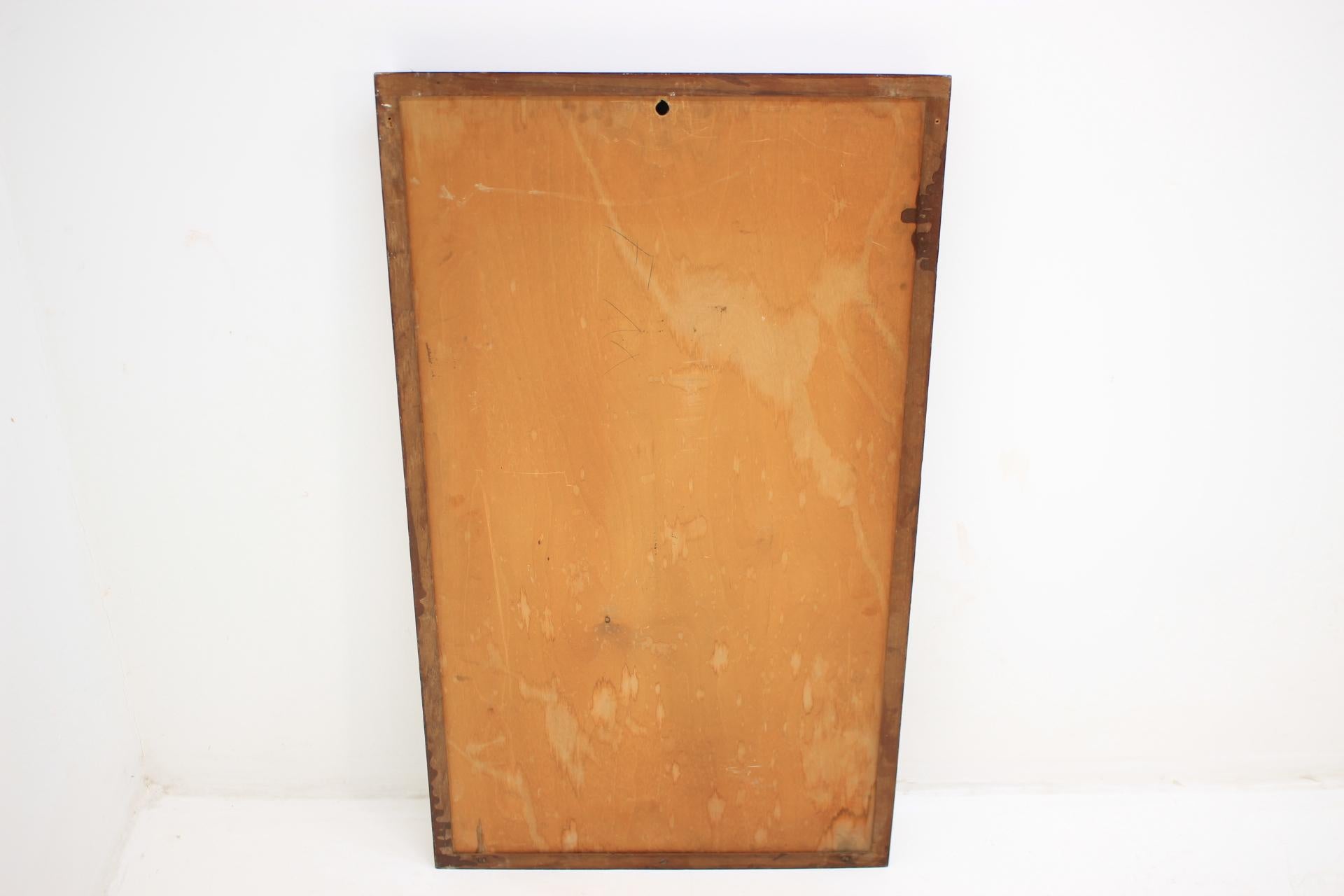 Mid-20th Century Danish Rectangular Teak Mirror, 1960