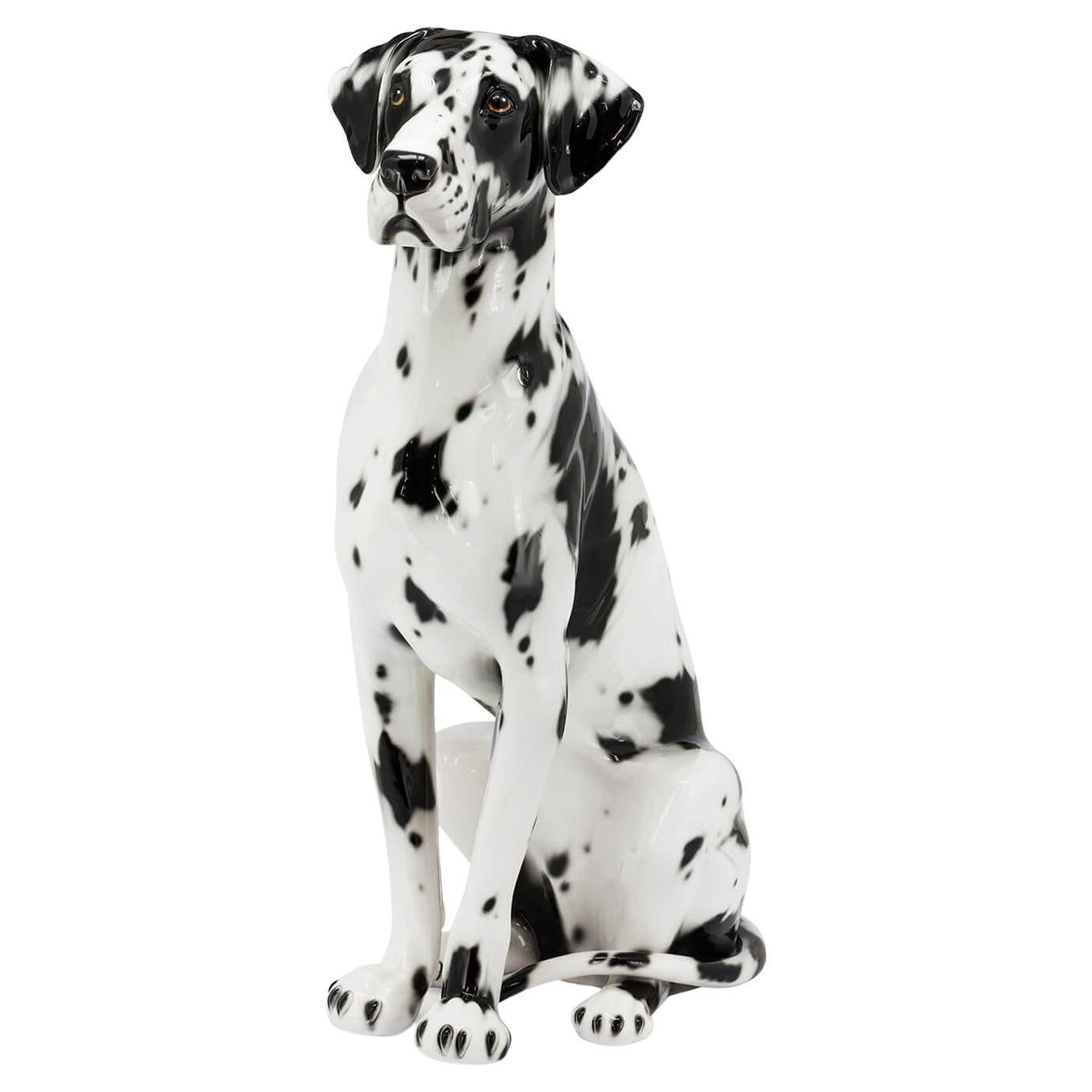 Danish Retro Dog Sculpture For Sale