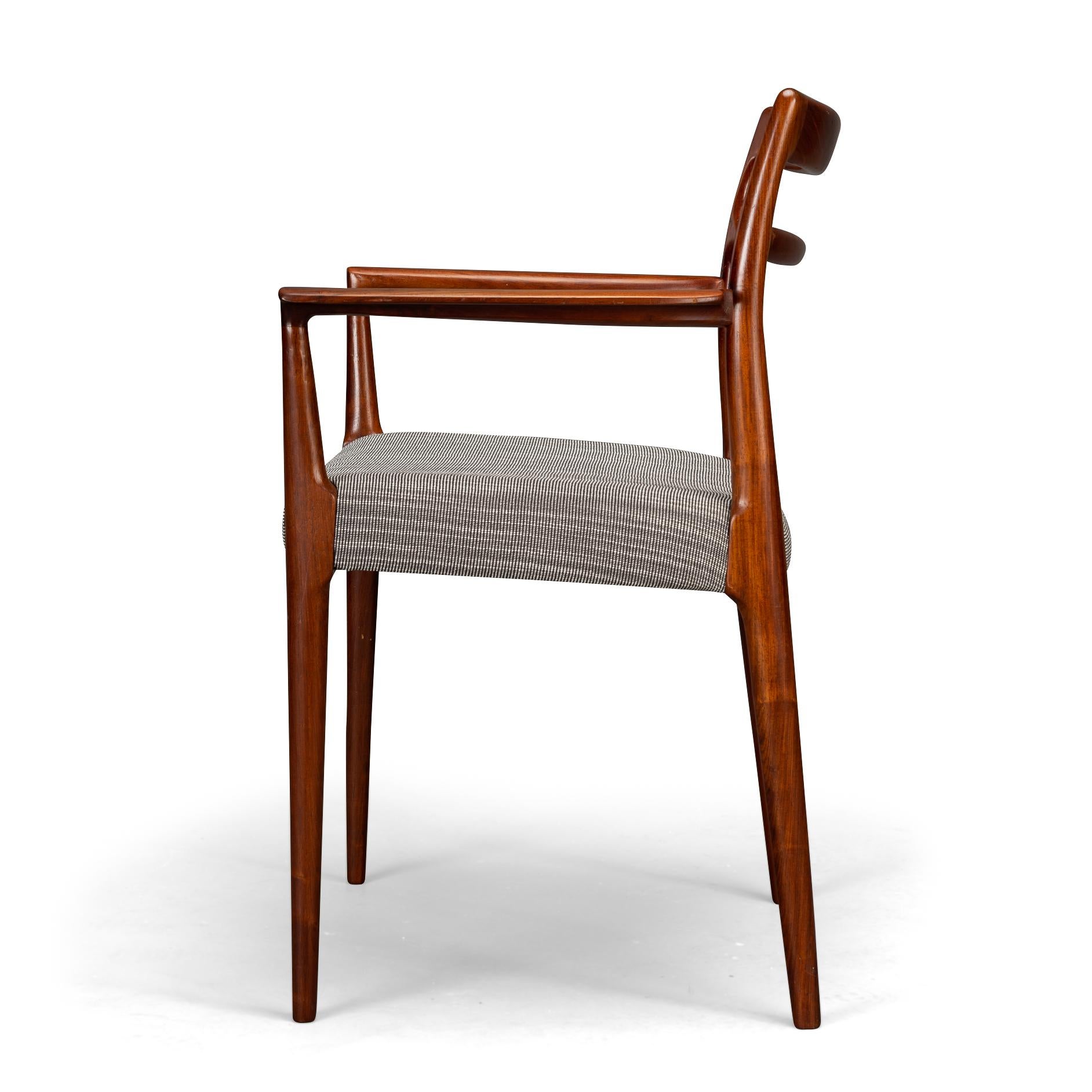 Dänische neu gepolsterte Sessel aus Palisanderholz von Erling Torvits für Soro, 2er-Set im Angebot 14