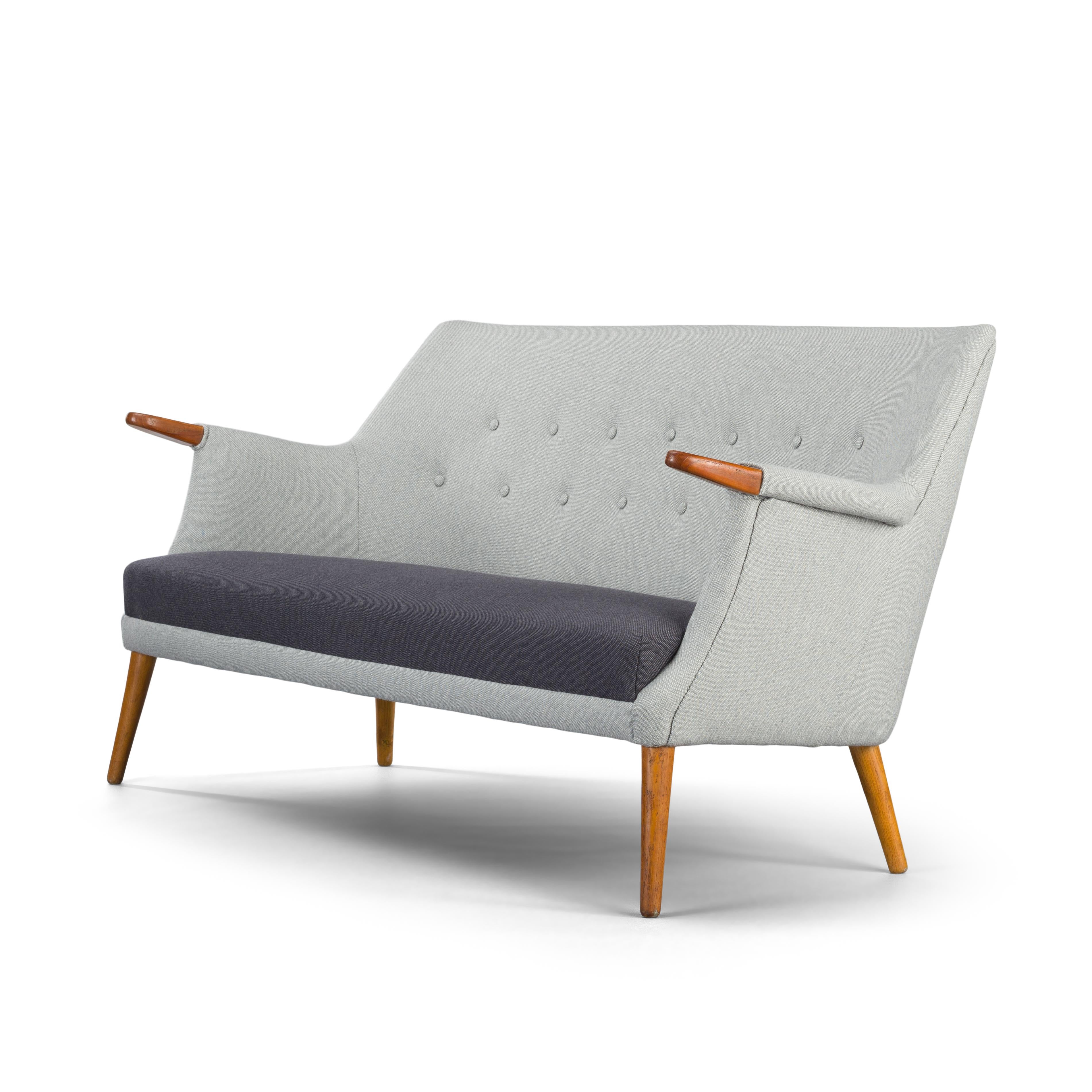 Mid-Century Modern Danish Reupholstered Sofa by Johannes Andersen for CFC Silkeborg, 1960s