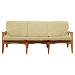 Danish Reupholstered Sofa by Model No. 35 by Arne Wahl Iversen, 1960s