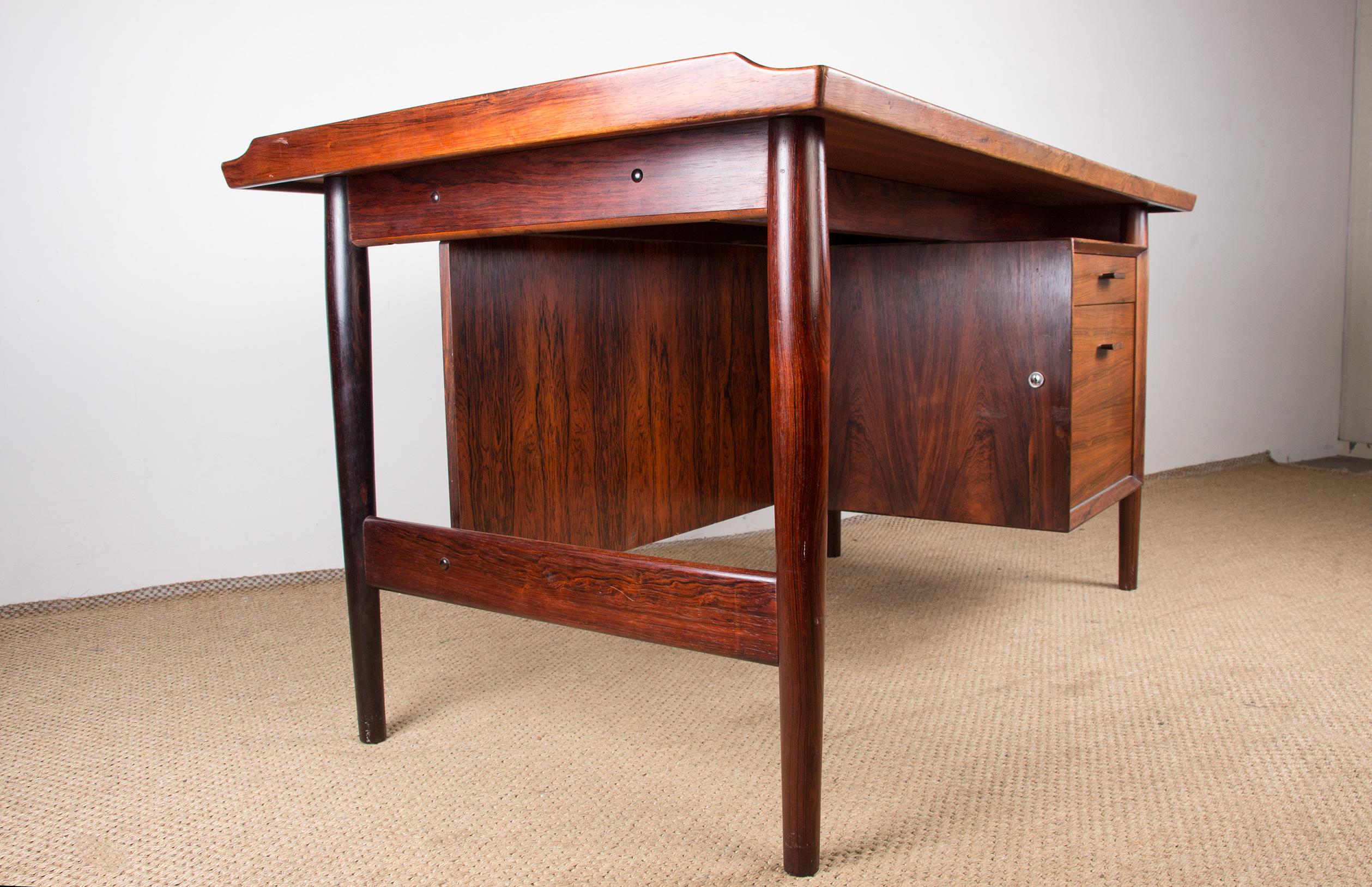 Danish Rio Rosewood Desk Model 404 by Arne Vodder for Sibast Mobler, 1960 7