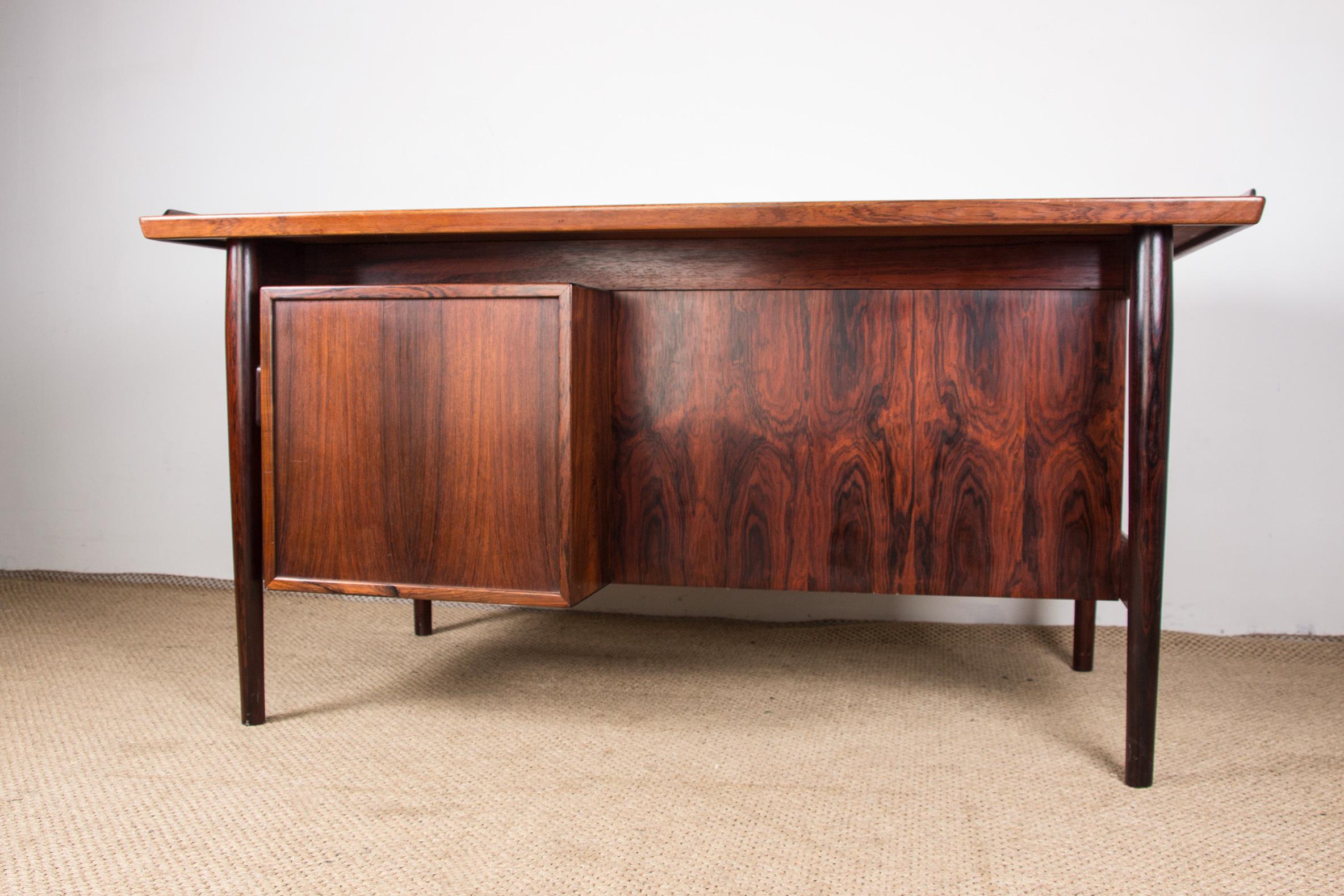 Danish Rio Rosewood Desk Model 404 by Arne Vodder for Sibast Mobler, 1960 10