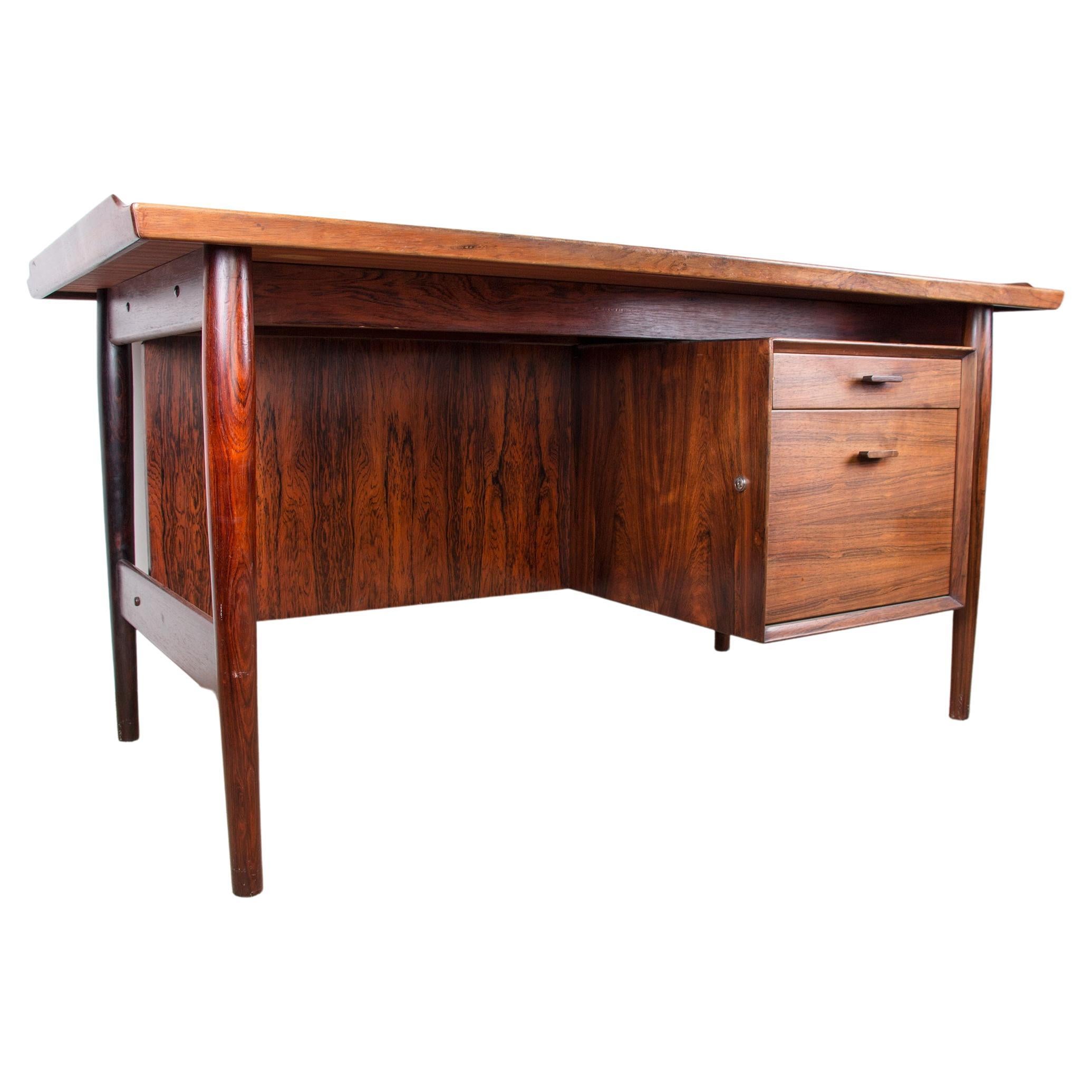 Danish Rio Rosewood Desk Model 404 by Arne Vodder for Sibast Mobler, 1960