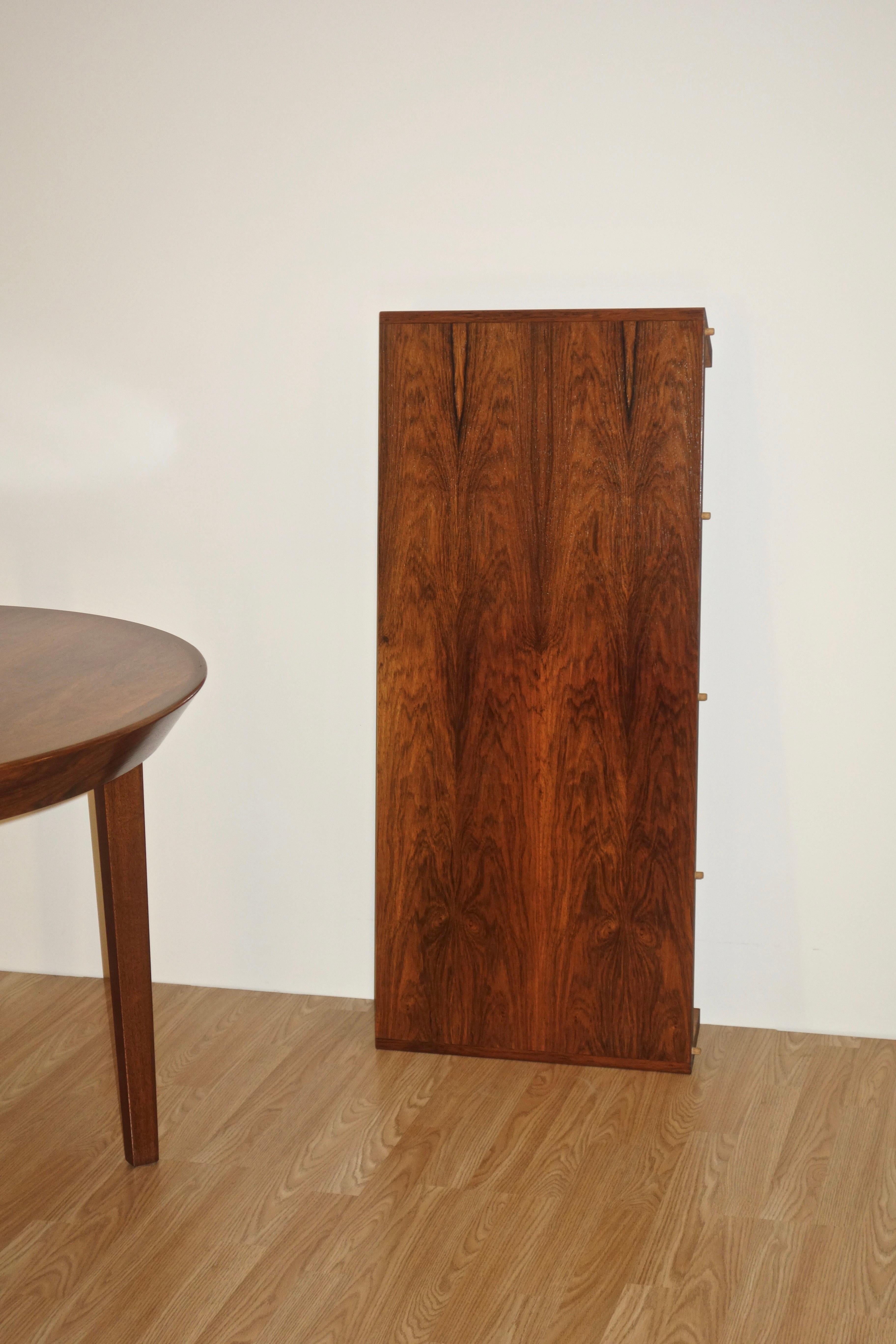 Table de salle à manger danoise en palissandre de Rio par Ole Hald pour Gudme Møbelfabrik, années 1960 en vente 3