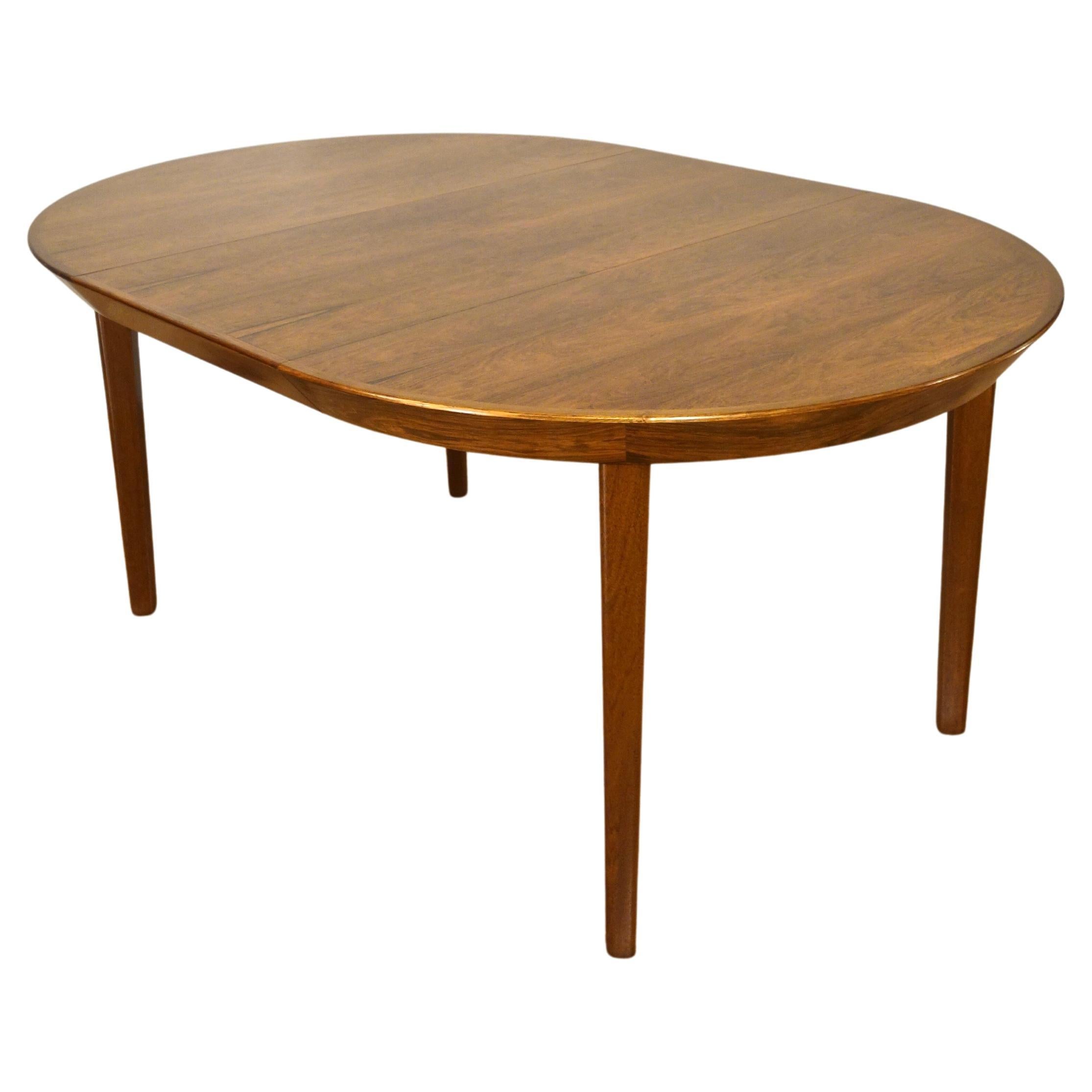Danish Rio Rosewood dining table by Ole Hald for Gudme Møbelfabrik, 1960s