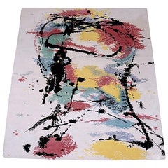 Danish Robert Jacobsen Art Carpet by Ege Art Line Rug, 1980s, Denmark