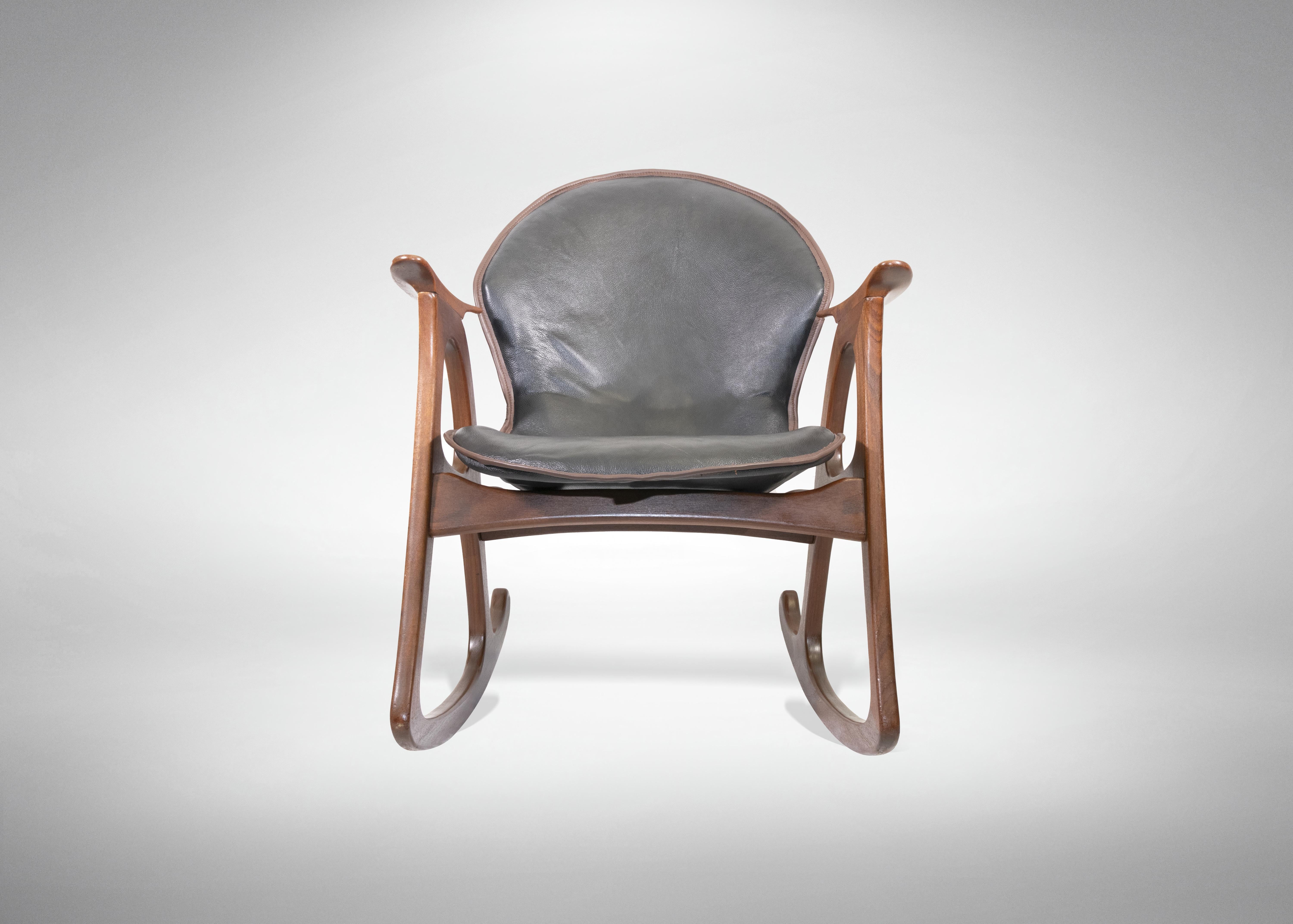 Danish Rocking Chair by Aage Christiansen, 1960s 1