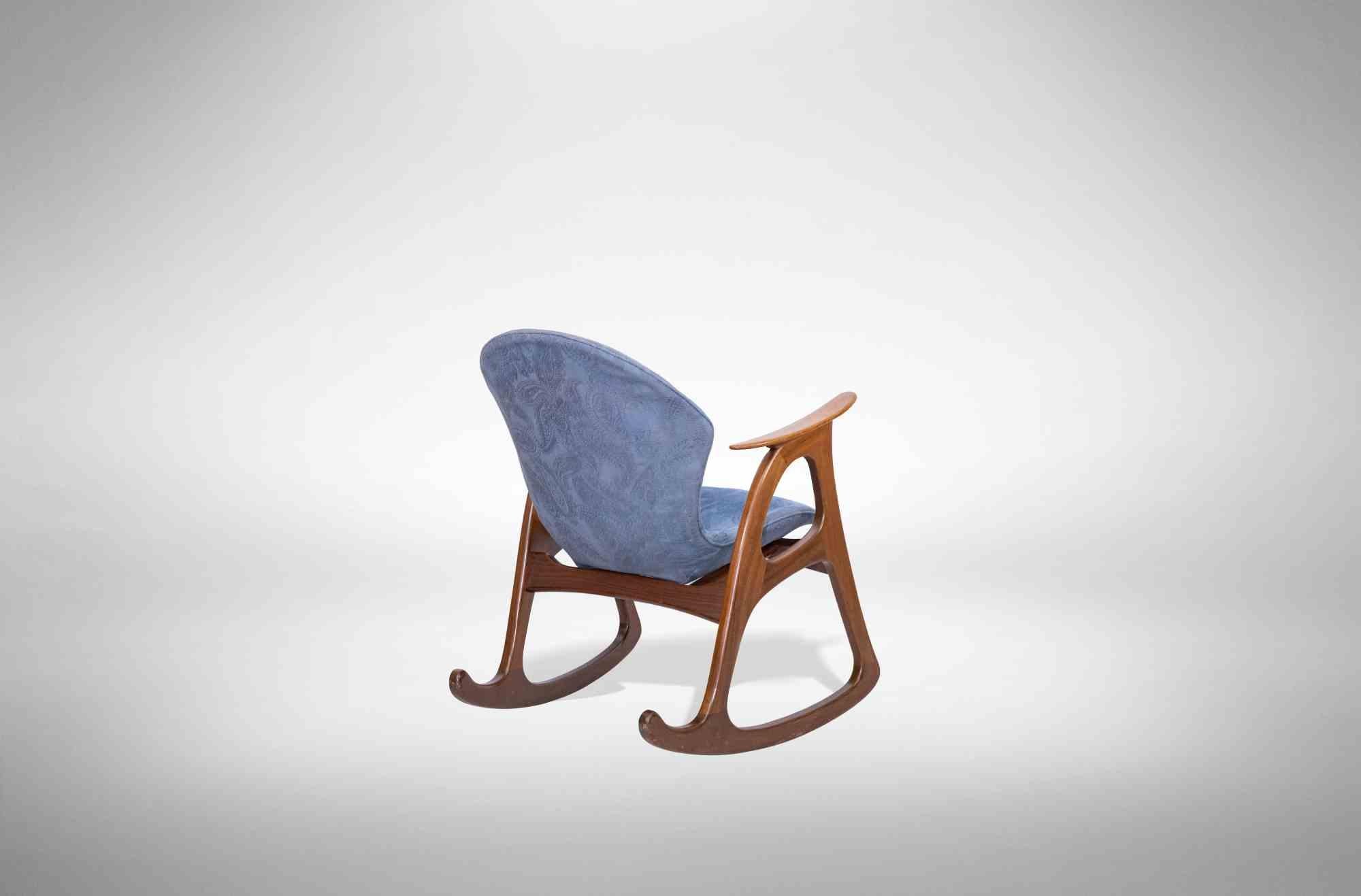 Late 20th Century Danish Rocking Chair by Aage Christiansen, 1970s