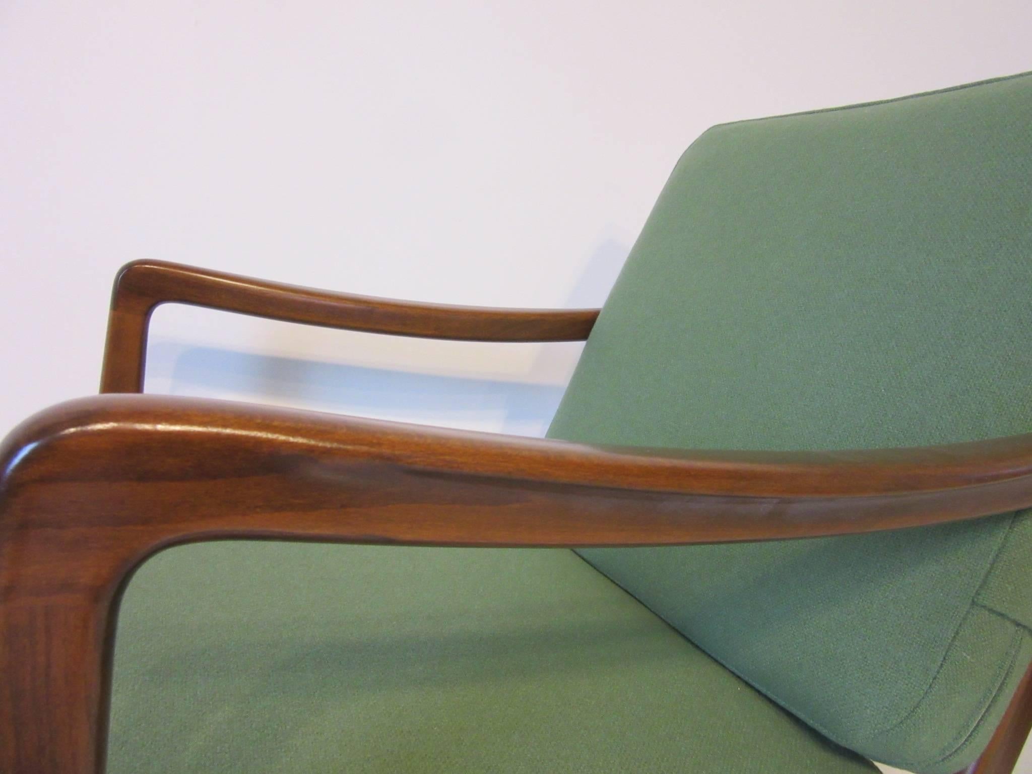 Danish Rocking Chair by France & Daverkosen In Excellent Condition In Cincinnati, OH