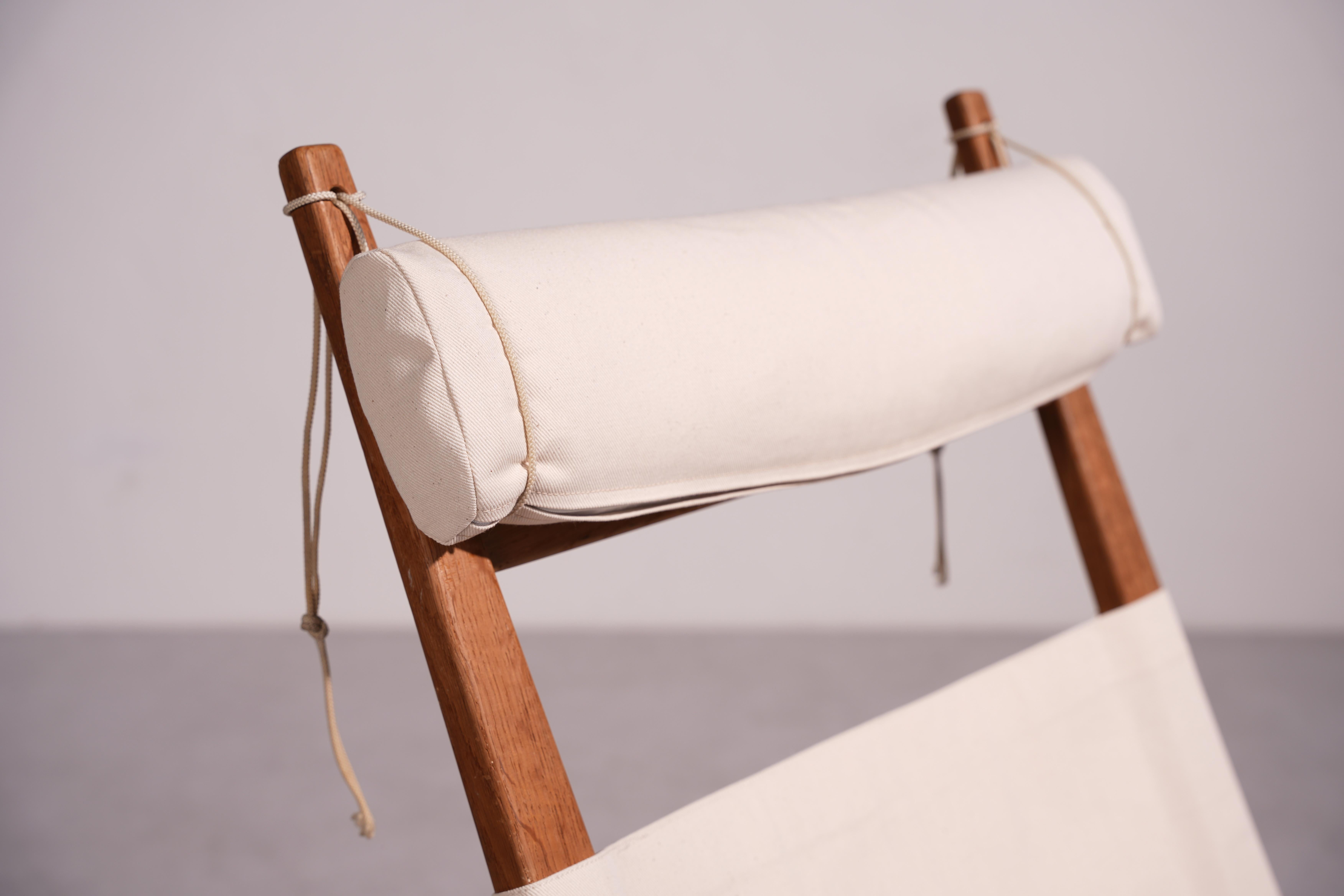 Fauteuil à bascule danois de Hans J. Wegner pour Getama, Oak, années 1960 en vente 3