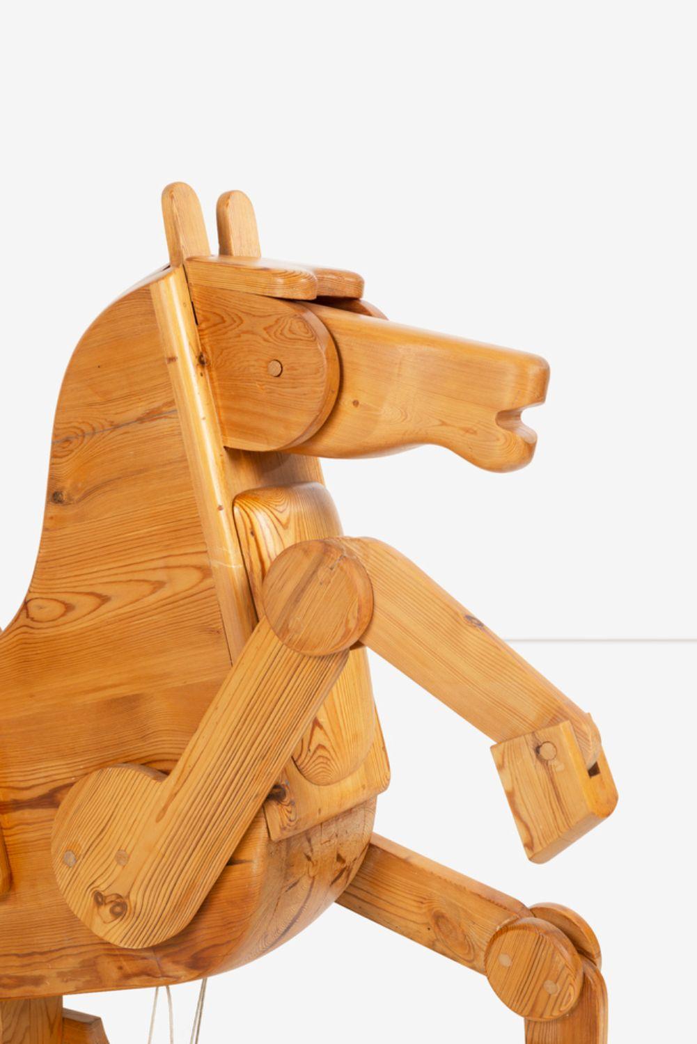 Danish Rocking Horse from Den Permanente In Good Condition In Chicago, IL