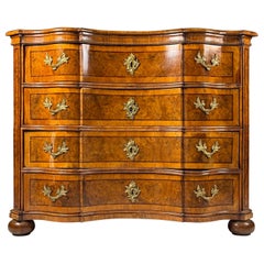 Danish Rococo chest of drawers, 18th century