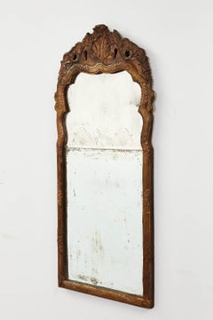 Danish Rococo Giltmetal Mirror