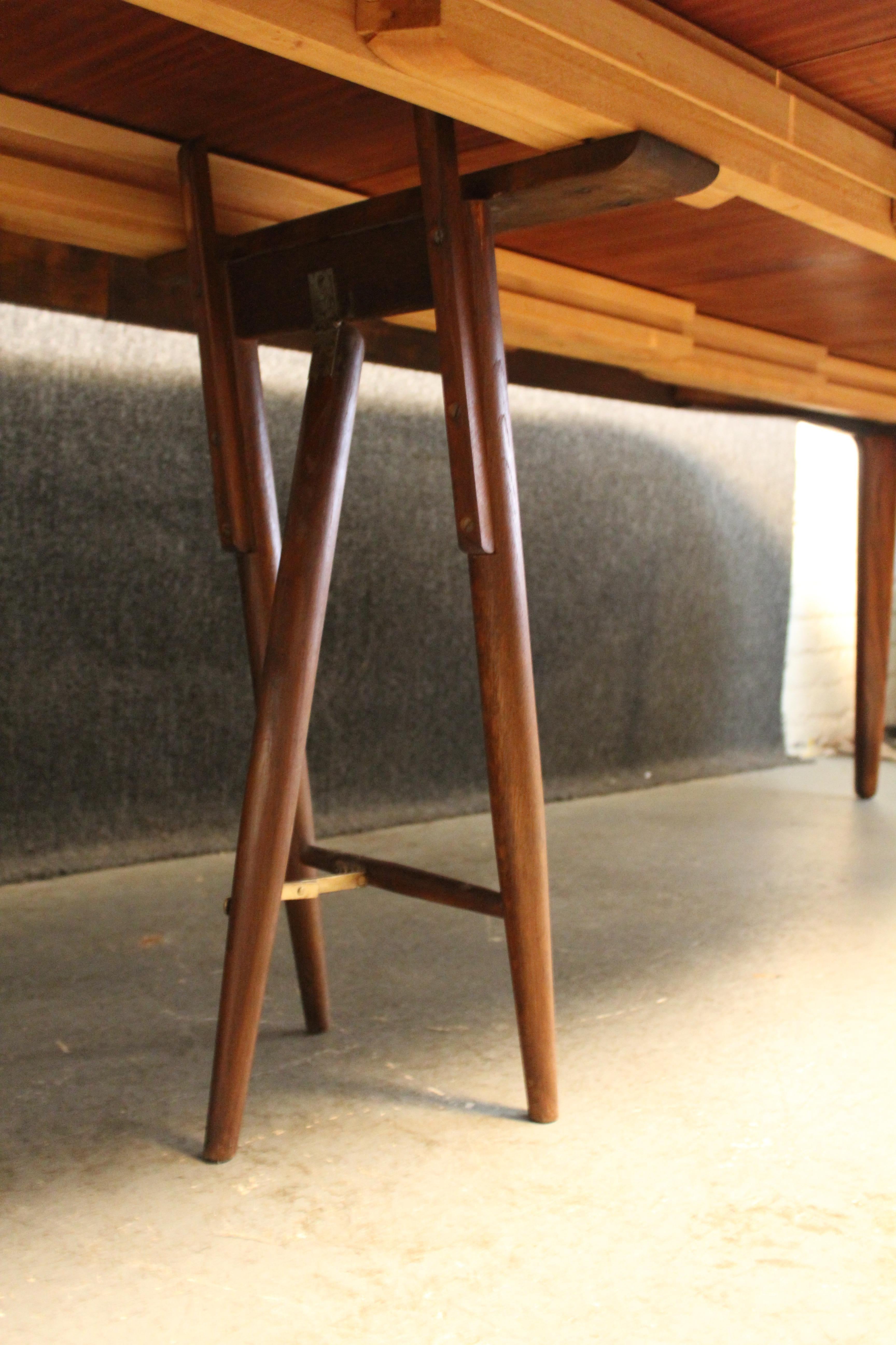 Danish Rosewood 4-Leaf Banquet Table by H. Kjærnulf for Sorø Møbelfabrik 4