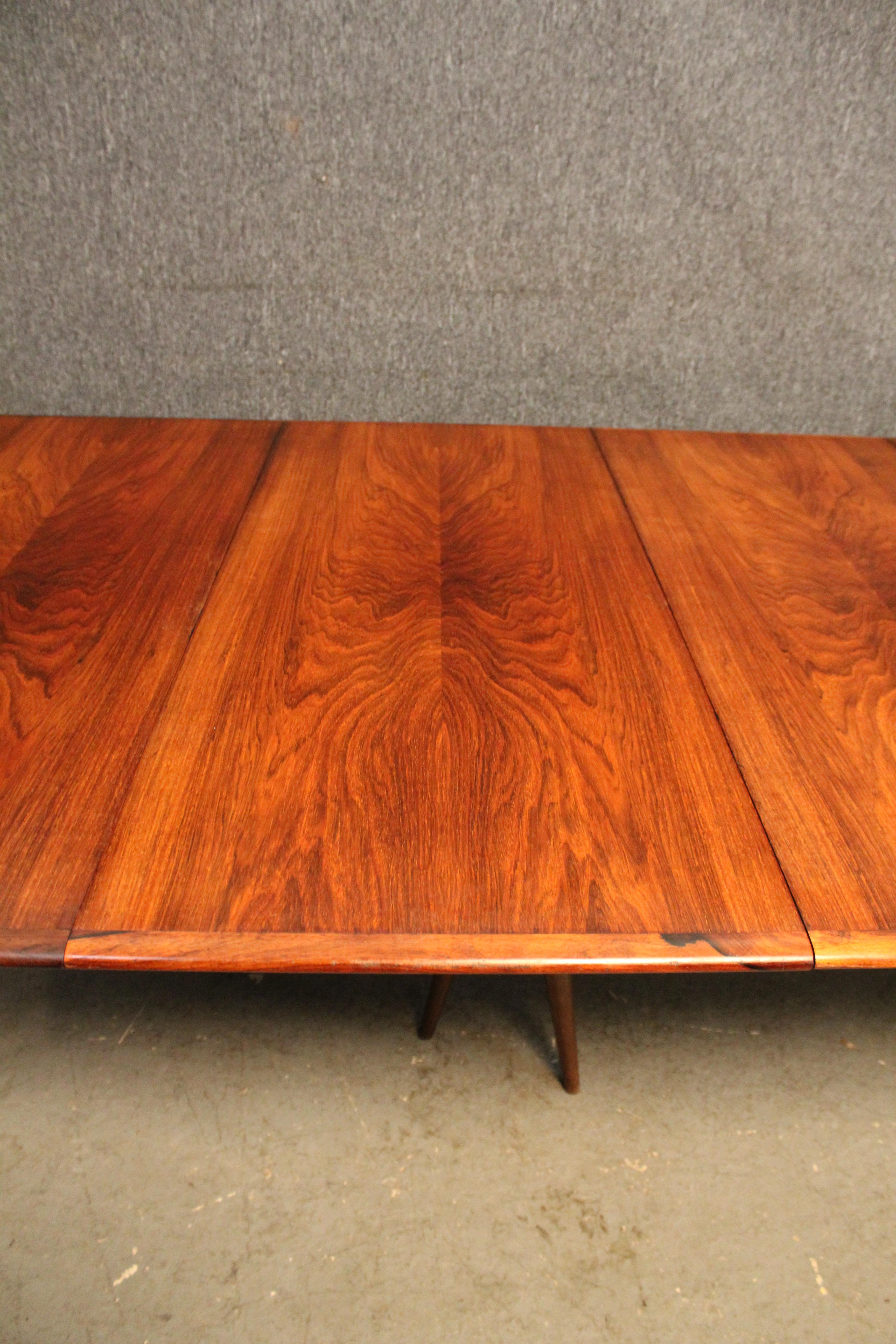 Danish Rosewood 4-Leaf Banquet Table by H. Kjærnulf for Sorø Møbelfabrik 10