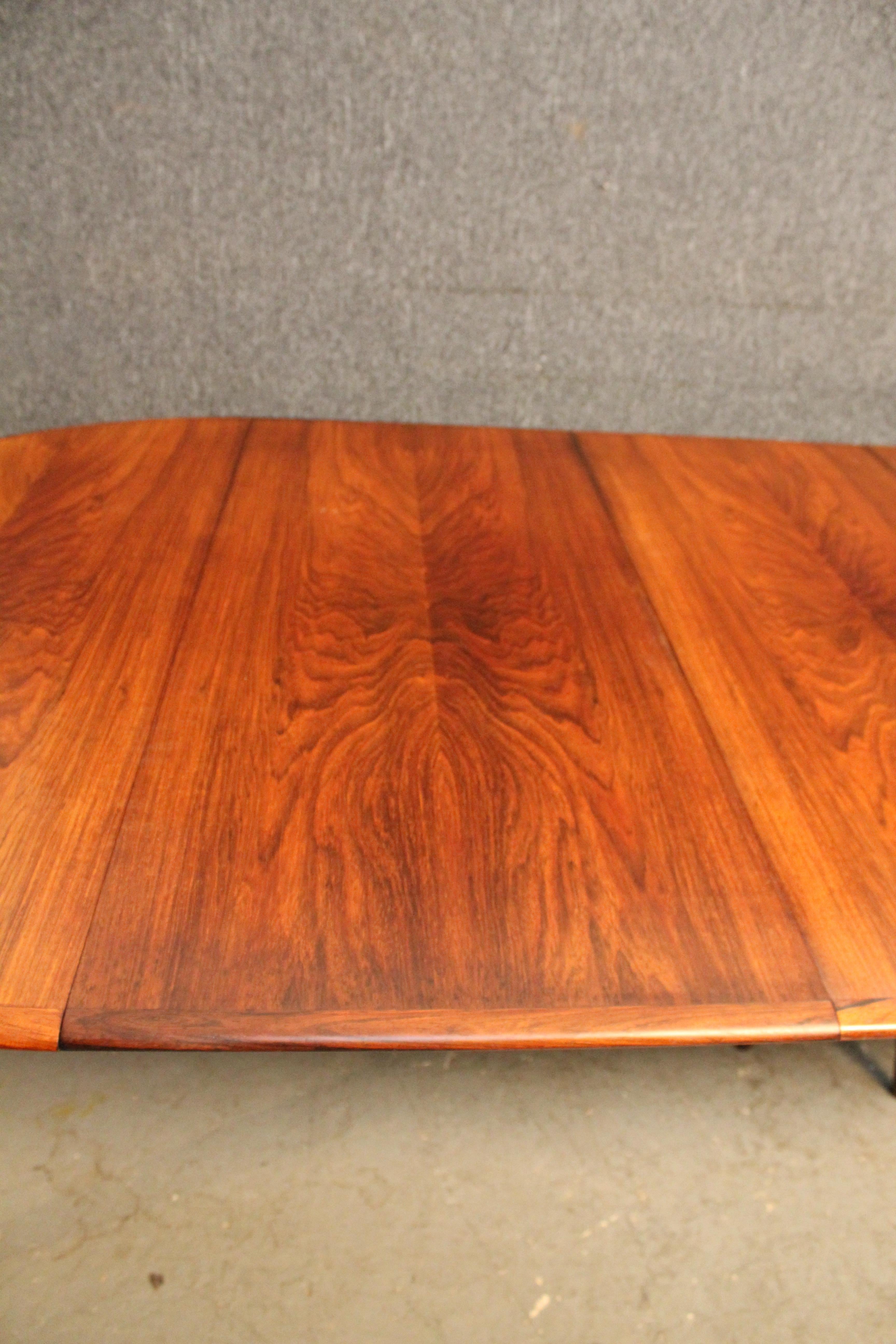 Danish Rosewood 4-Leaf Banquet Table by H. Kjærnulf for Sorø Møbelfabrik 11