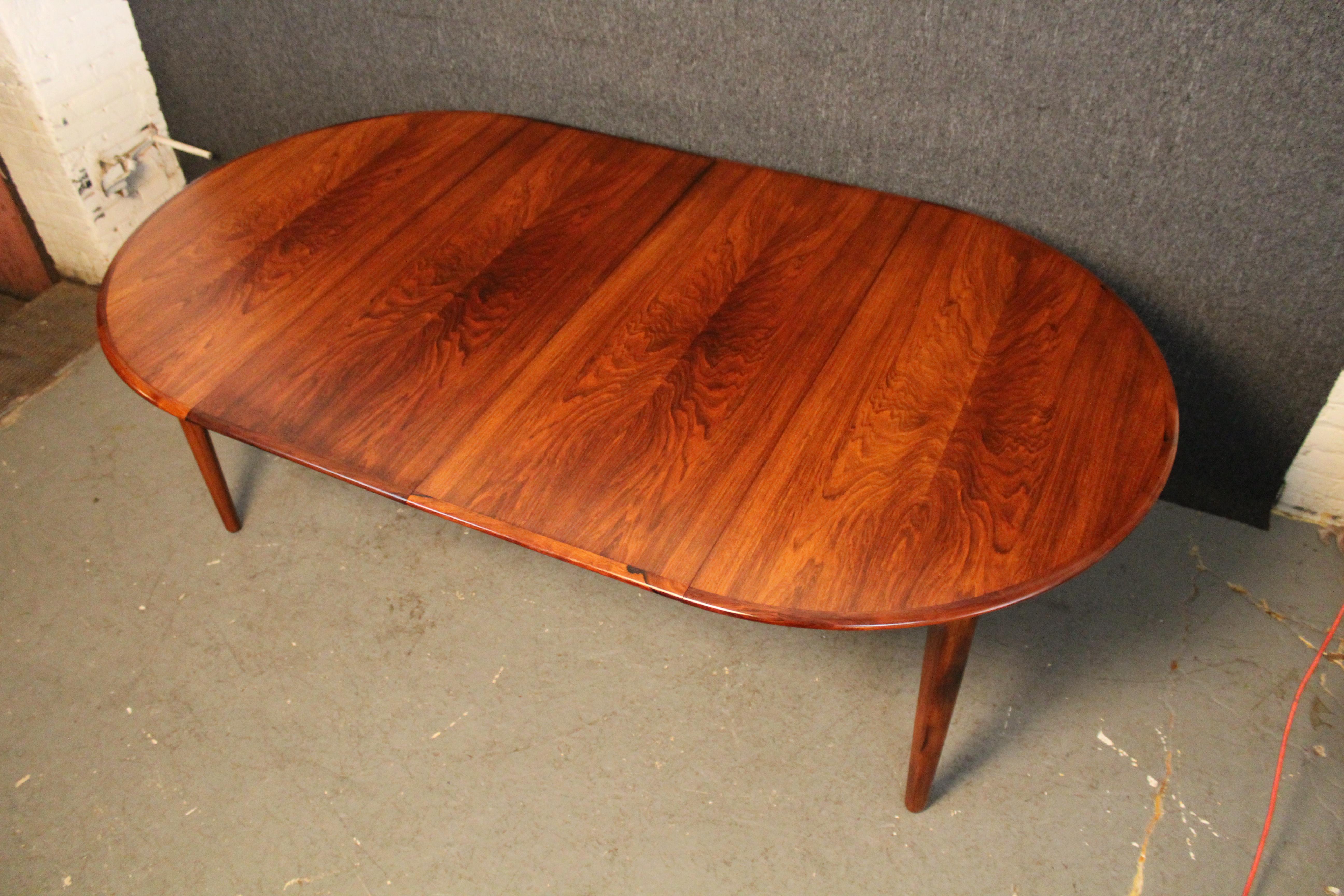 20th Century Danish Rosewood 4-Leaf Banquet Table by H. Kjærnulf for Sorø Møbelfabrik