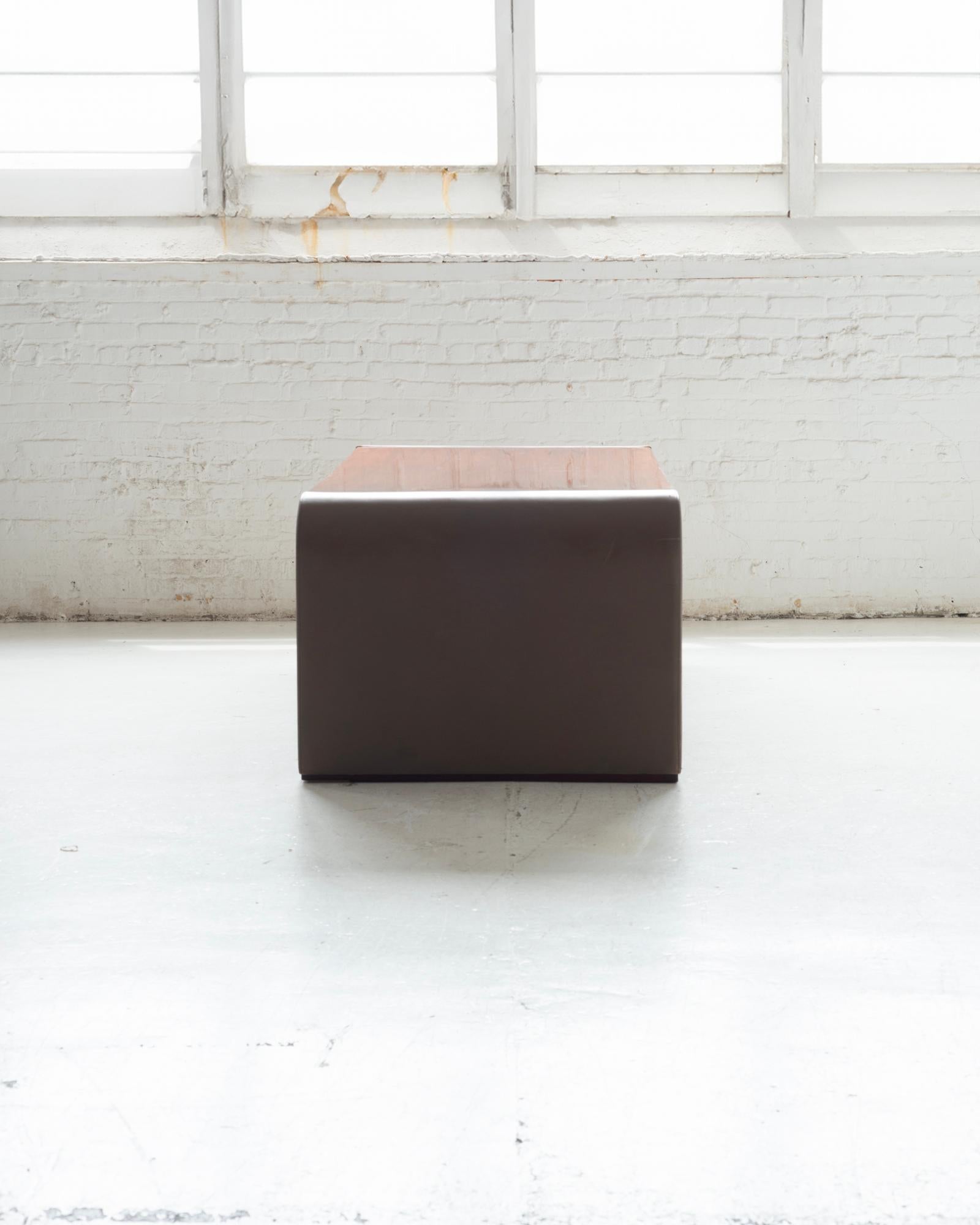 Late 20th Century Danish Rosewood and Leather Desk