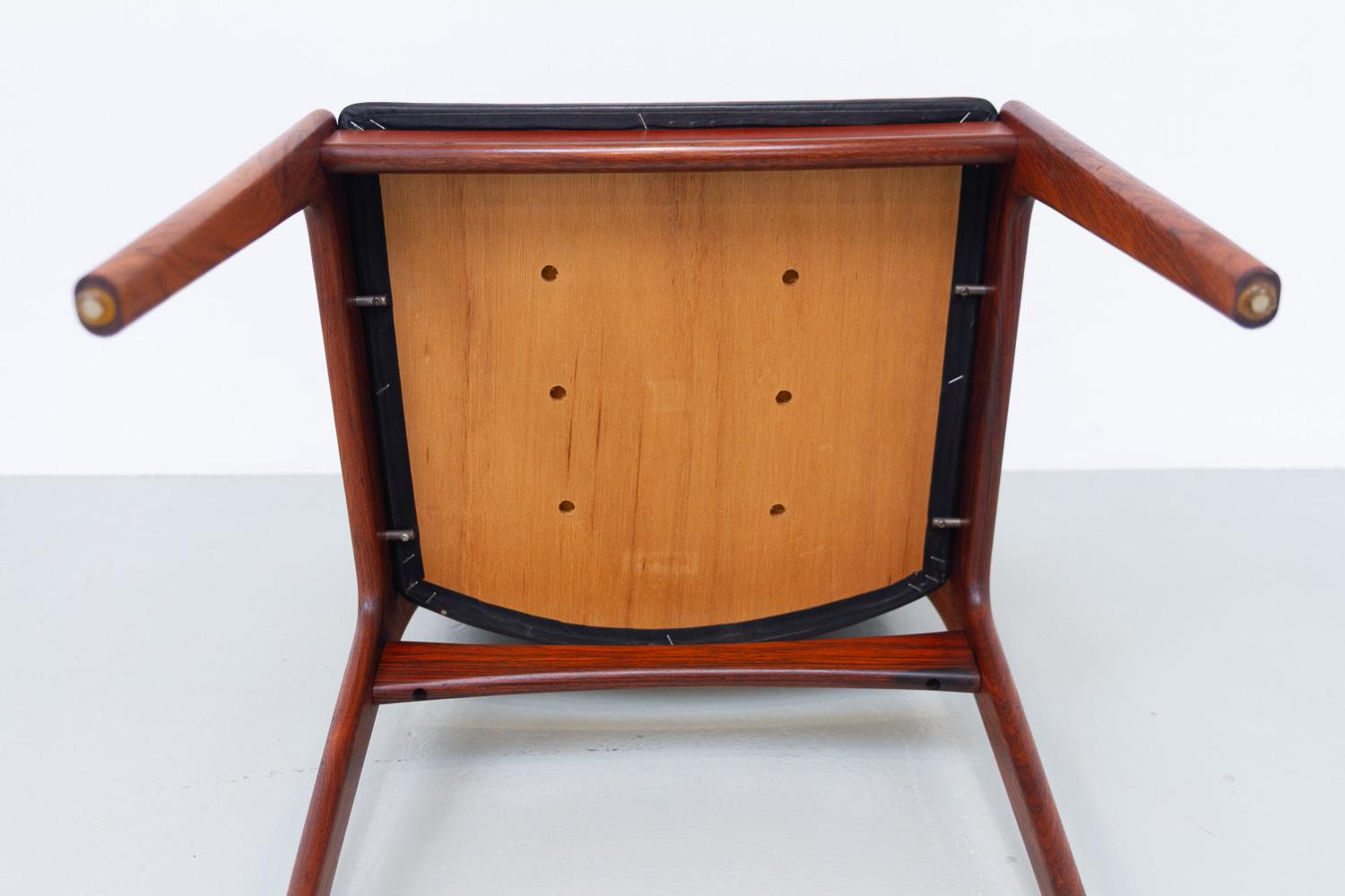 Dänischer Palisander-Sessel von Johannes Andersen für Uldum Møbelfabrik, 1960er Jahre. im Angebot 12