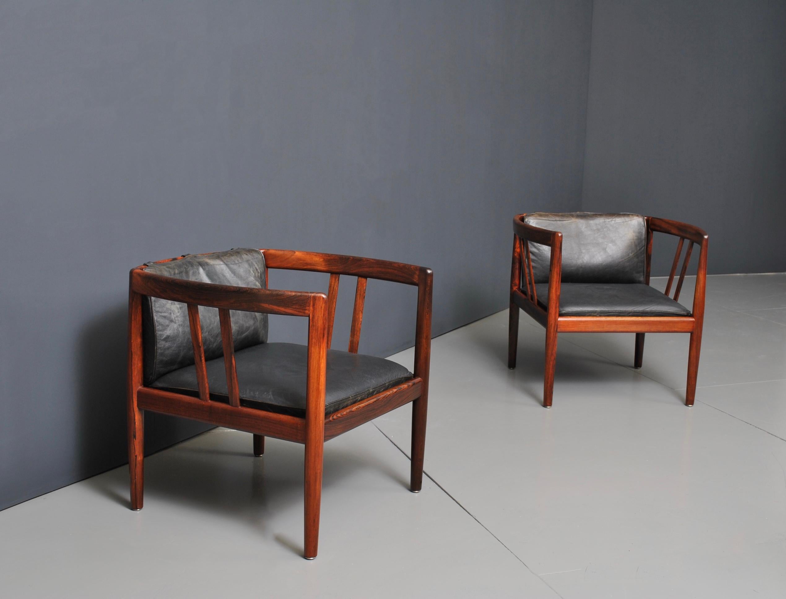 20th Century Danish Armchairs by Illum Wikkelsø & Holger Christiansen