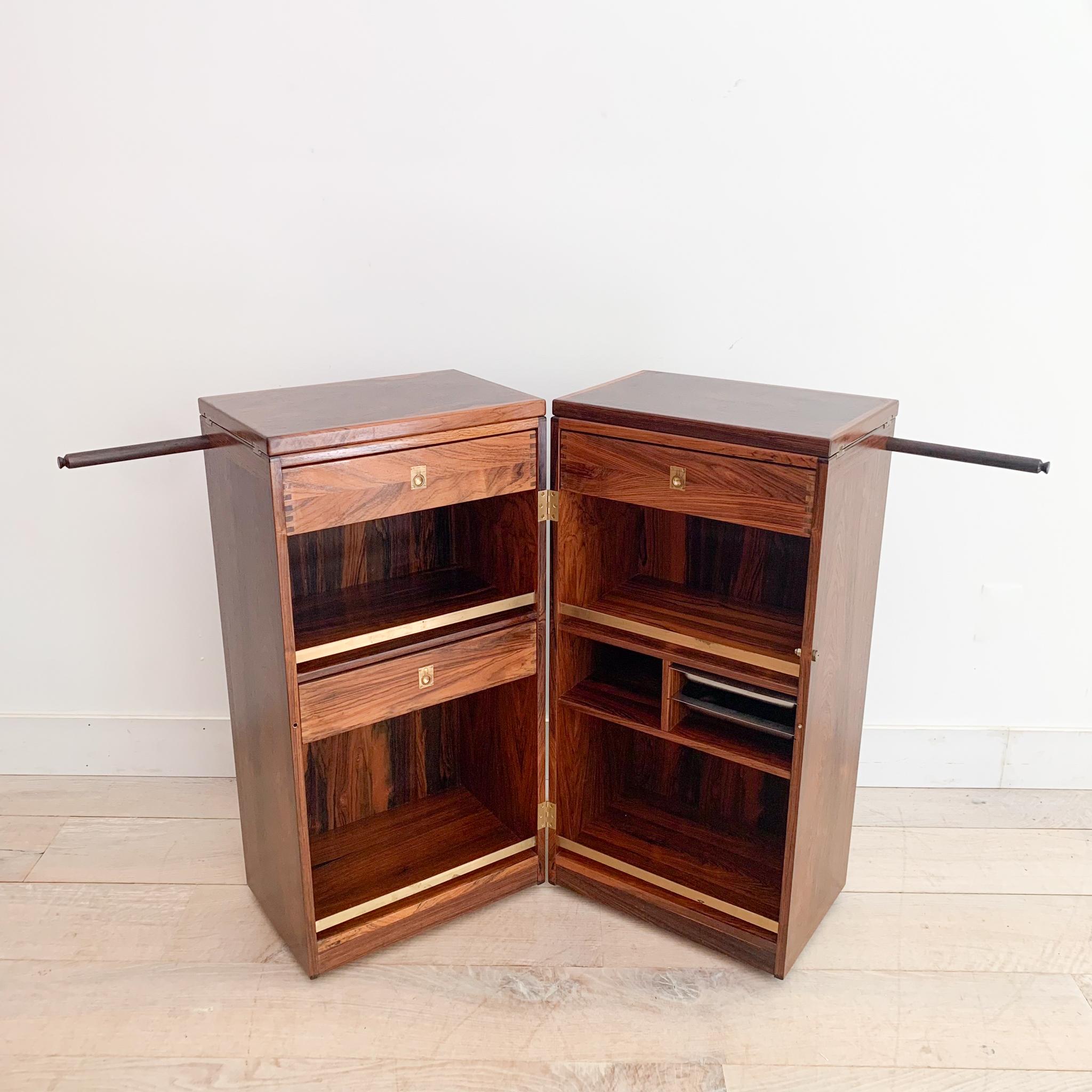 Danish Rosewood Bar Cabinet by Reno Wahl Iversen for Dyrlund 5