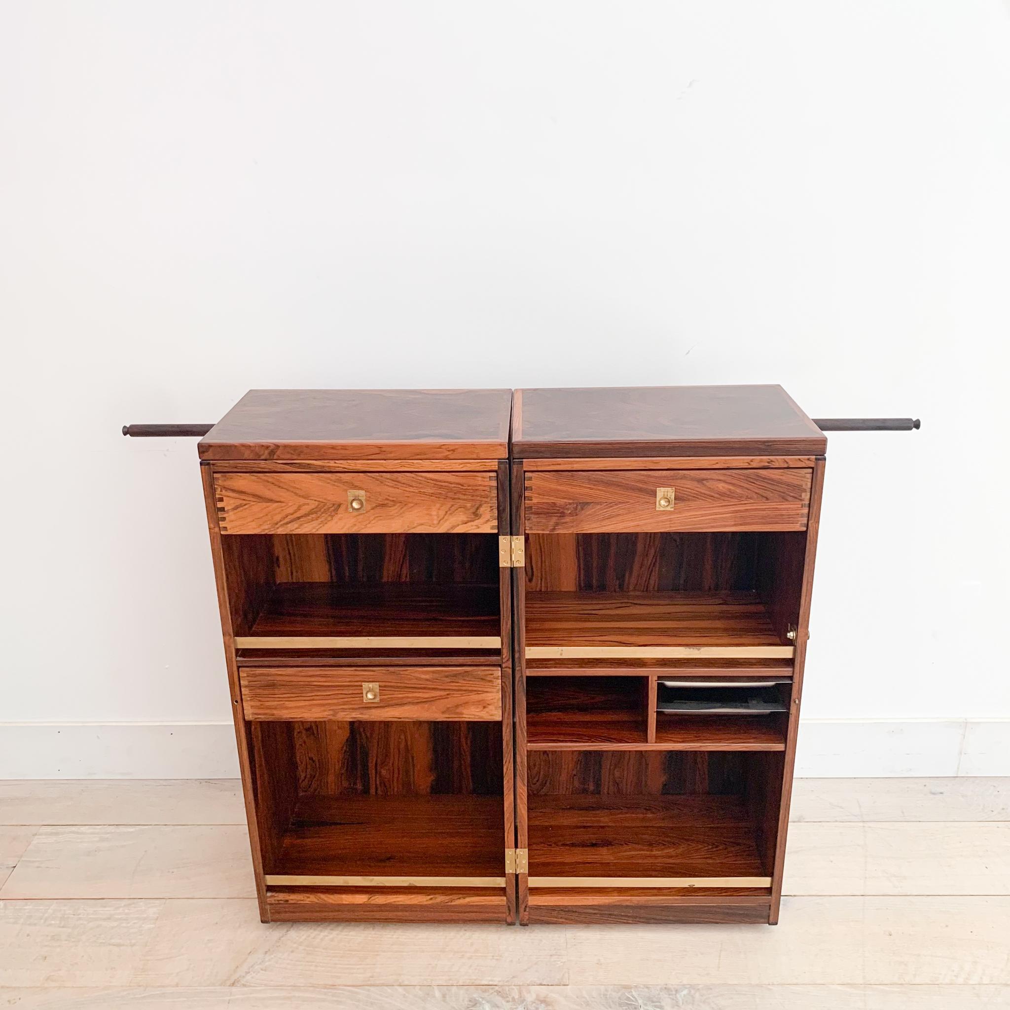 Danish Rosewood Bar Cabinet by Reno Wahl Iversen for Dyrlund 6