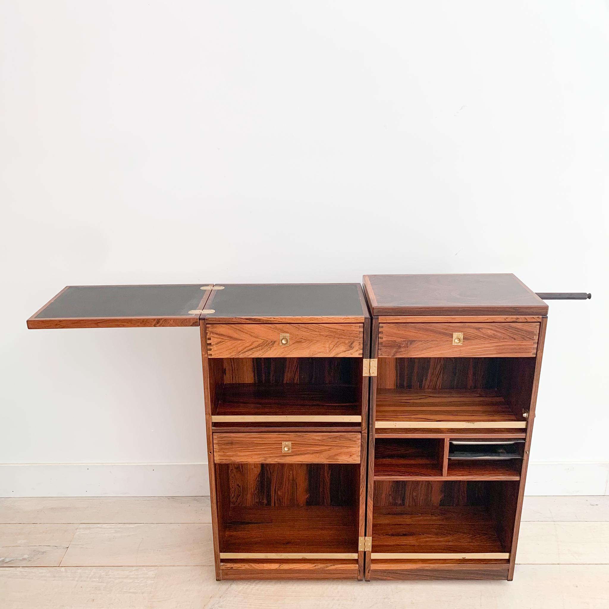 Danish Rosewood Bar Cabinet by Reno Wahl Iversen for Dyrlund 7