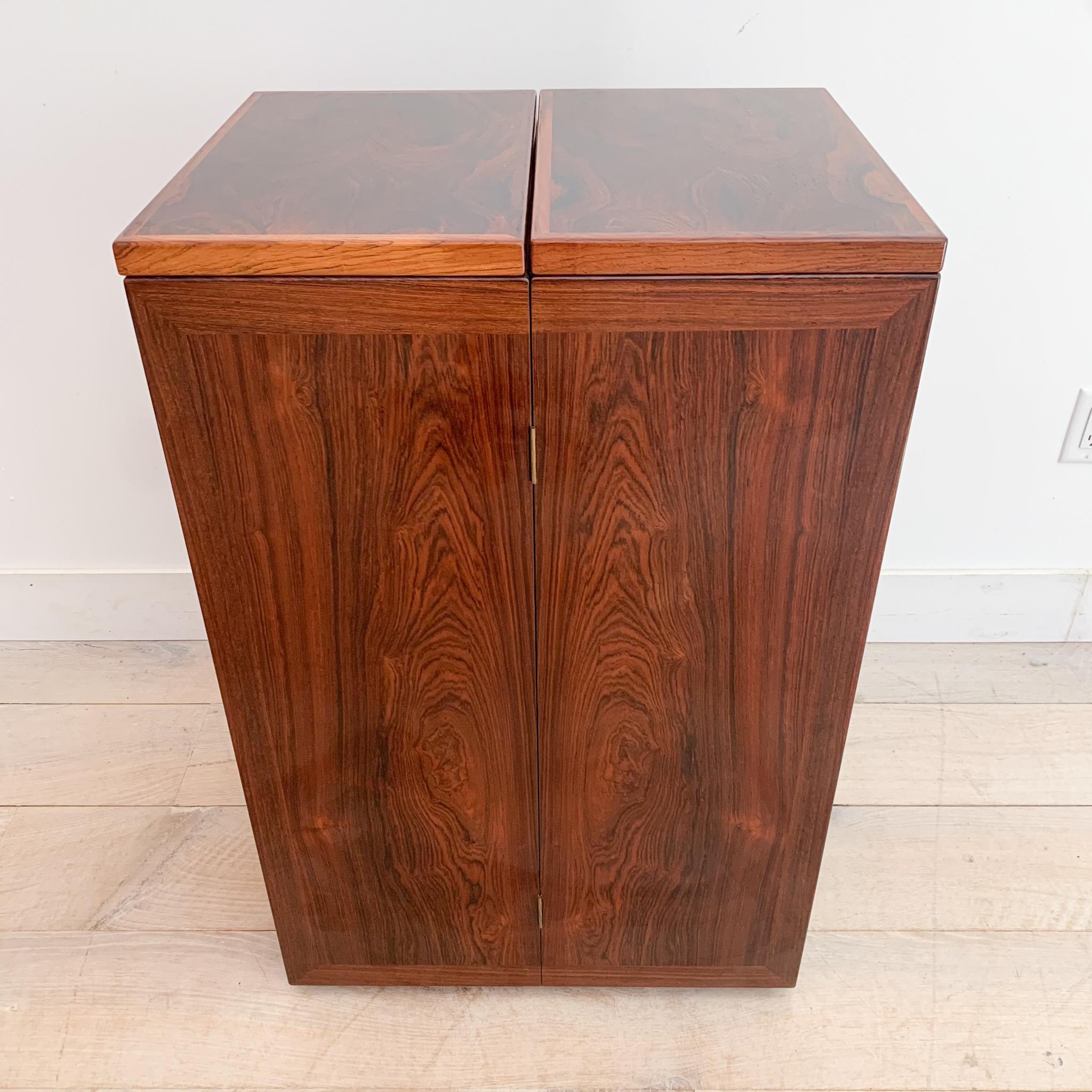Danish Rosewood Bar Cabinet by Reno Wahl Iversen for Dyrlund 3