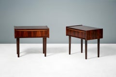 Danish Rosewood Bedside Cabinets, circa 1960