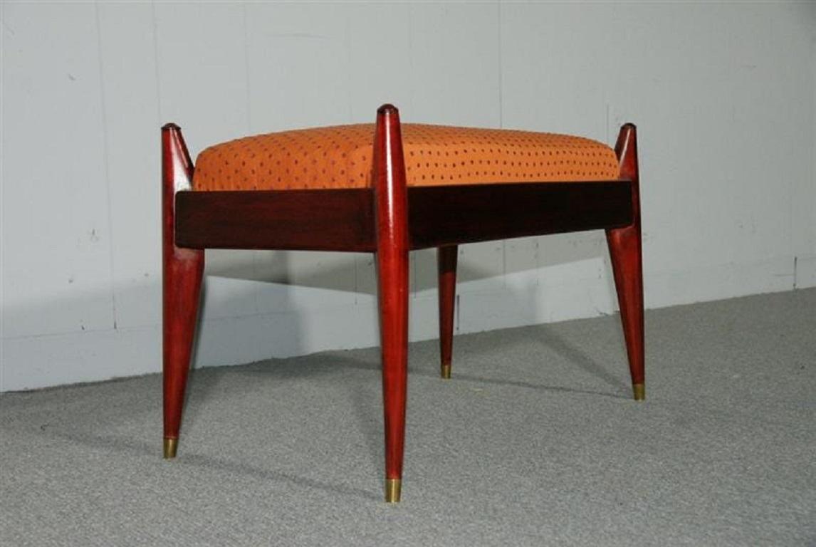 Mid-Century Modern Danish Rosewood Bench For Sale