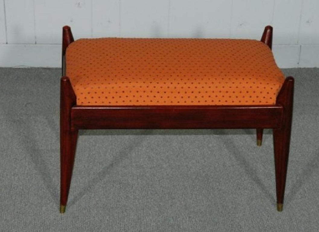 Danish Rosewood Bench In Good Condition For Sale In New York, NY