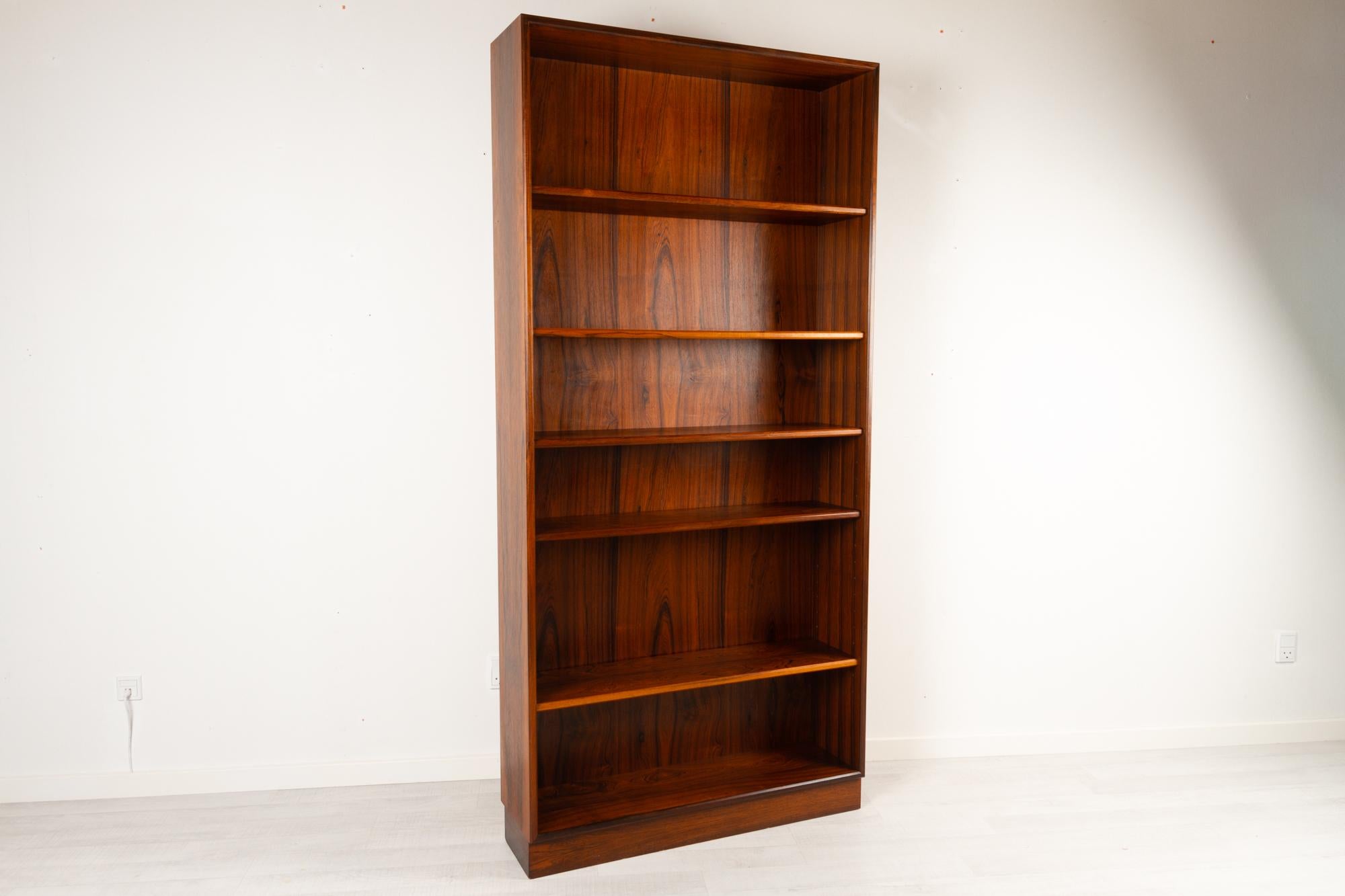Danish Rosewood Bookcase 1960s In Good Condition In Asaa, DK