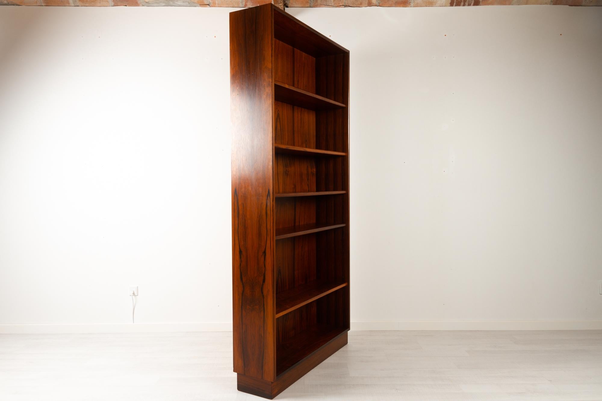 Mid-20th Century Danish Rosewood Bookcase 1960s