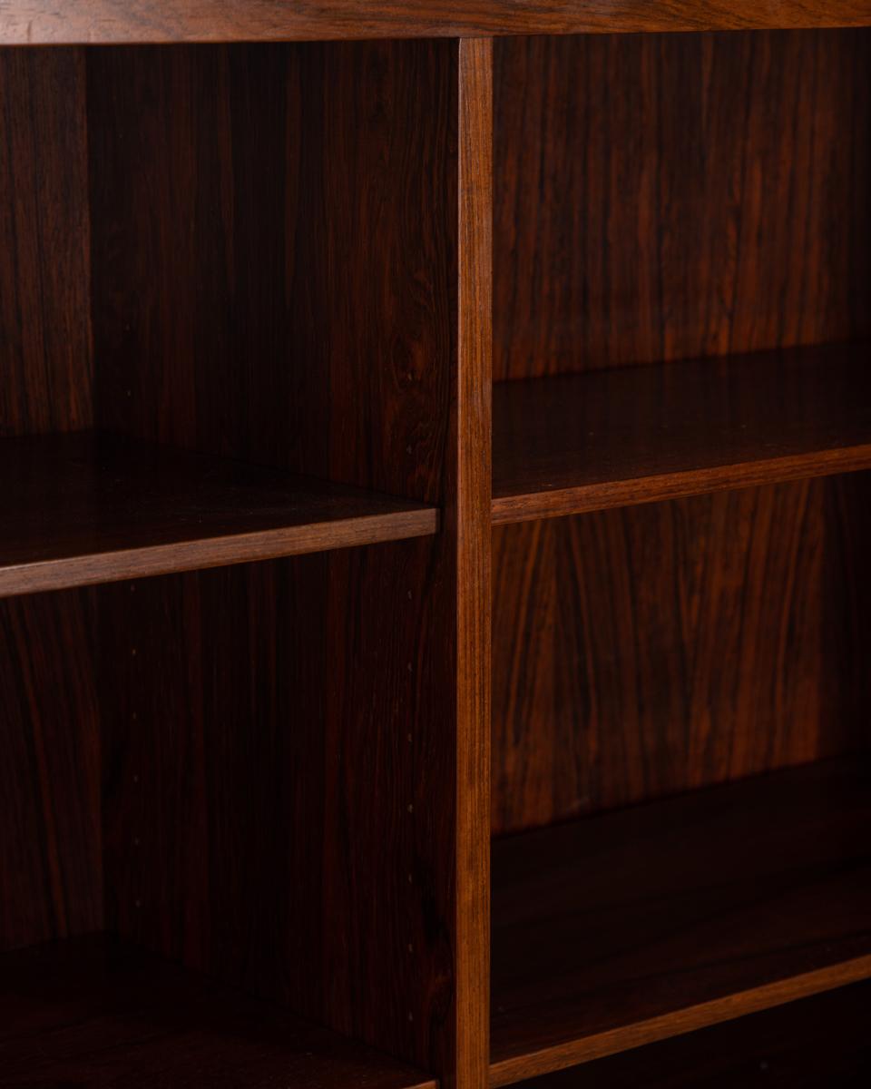 Palisander Danish Rosewood Bookcase 60s Design Gunni Omann for Omann Jun Møbelfabrik