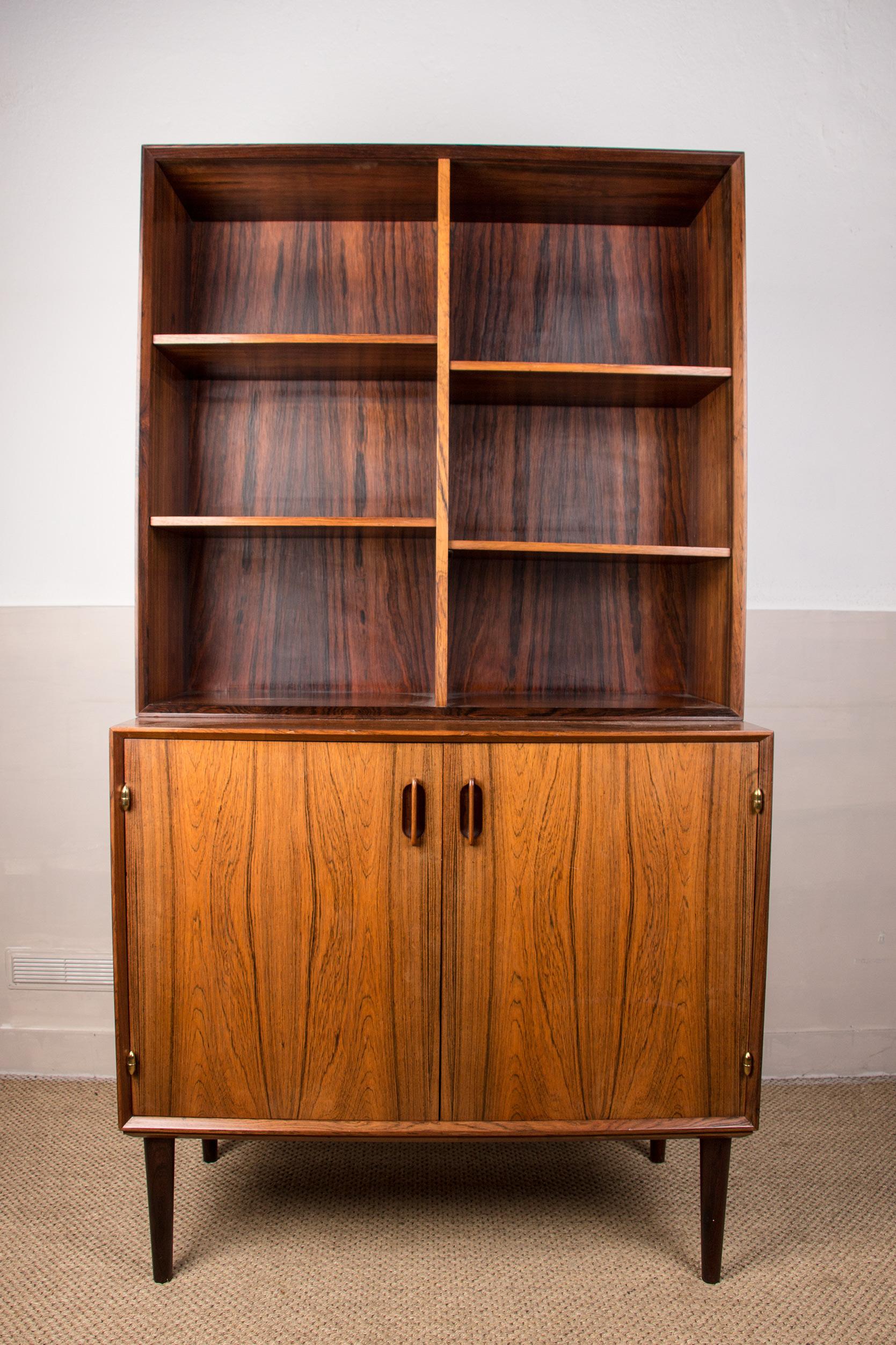 Danish Rosewood Bookcase by Ejvind a Johansson for Ivan Gern, 1960 6
