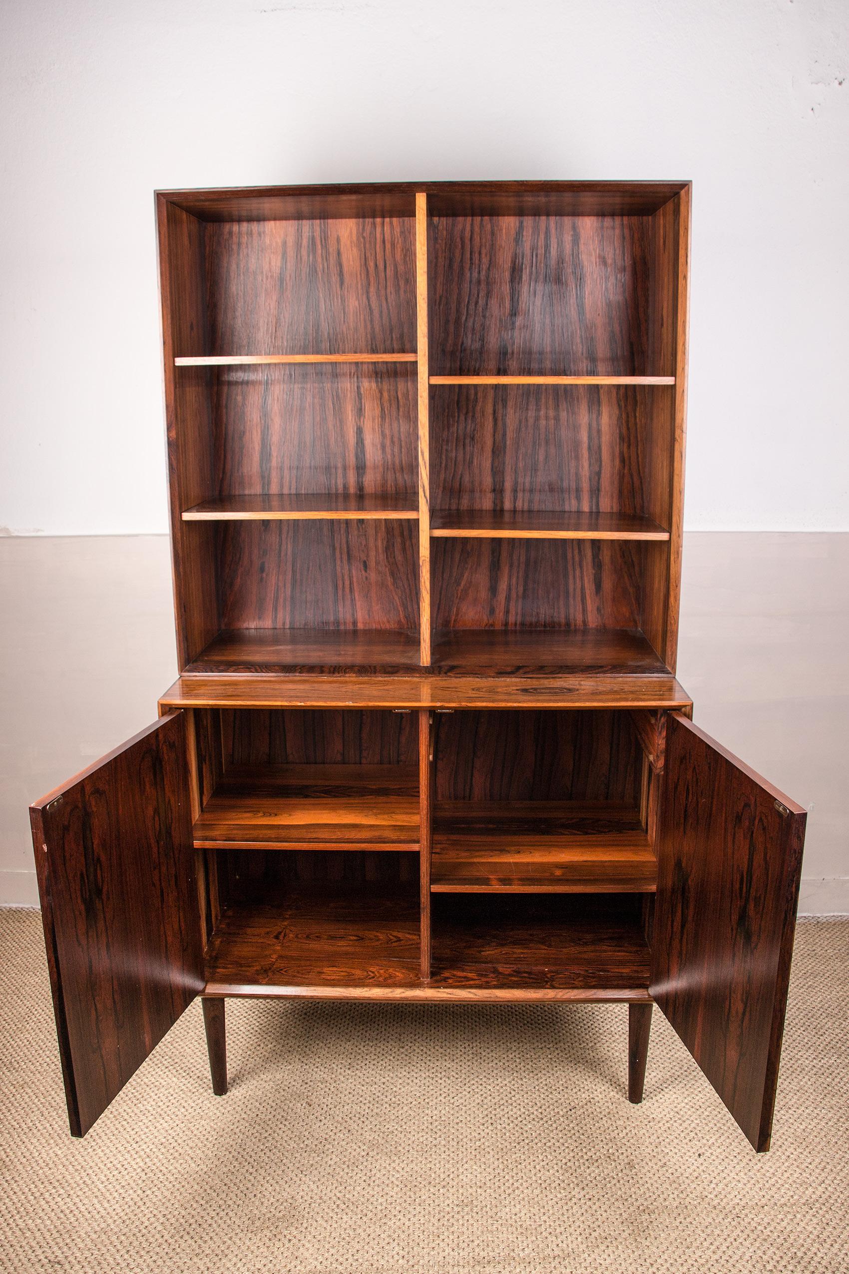 Danish Rosewood Bookcase by Ejvind a Johansson for Ivan Gern, 1960 7
