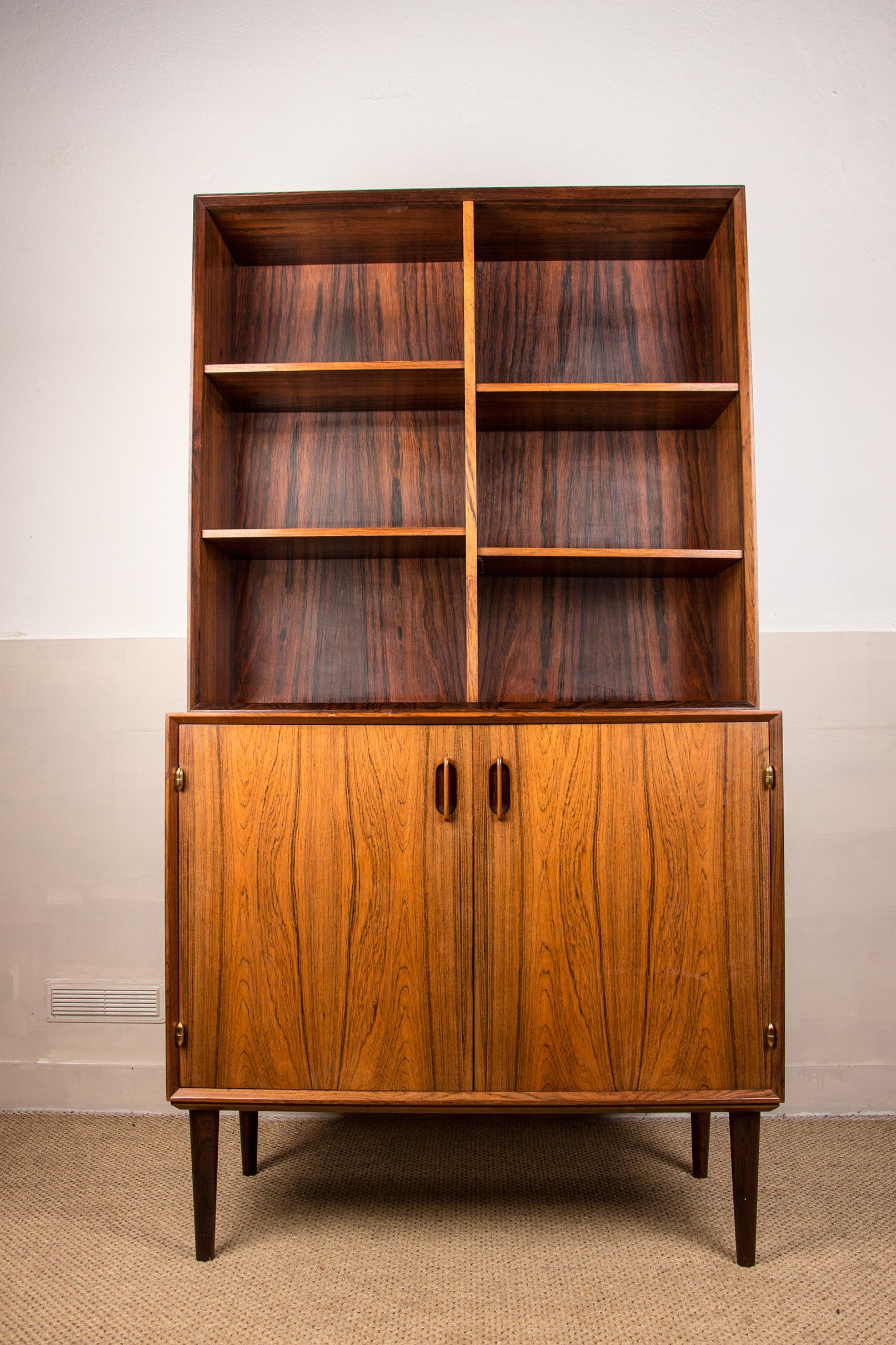 Danish Rosewood Bookcase by Ejvind a Johansson for Ivan Gern, 1960 3