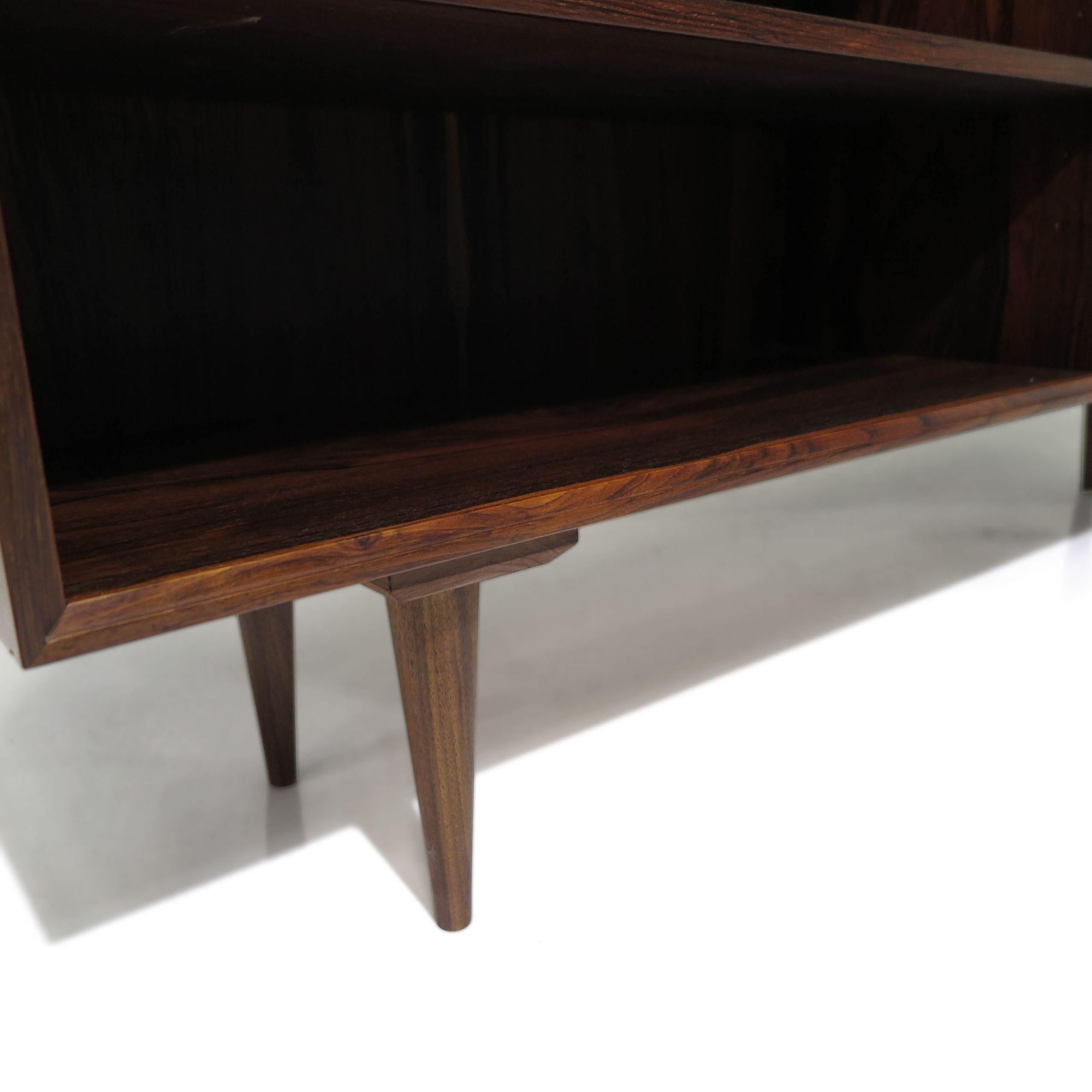 20th Century Danish Rosewood Bookcase For Sale