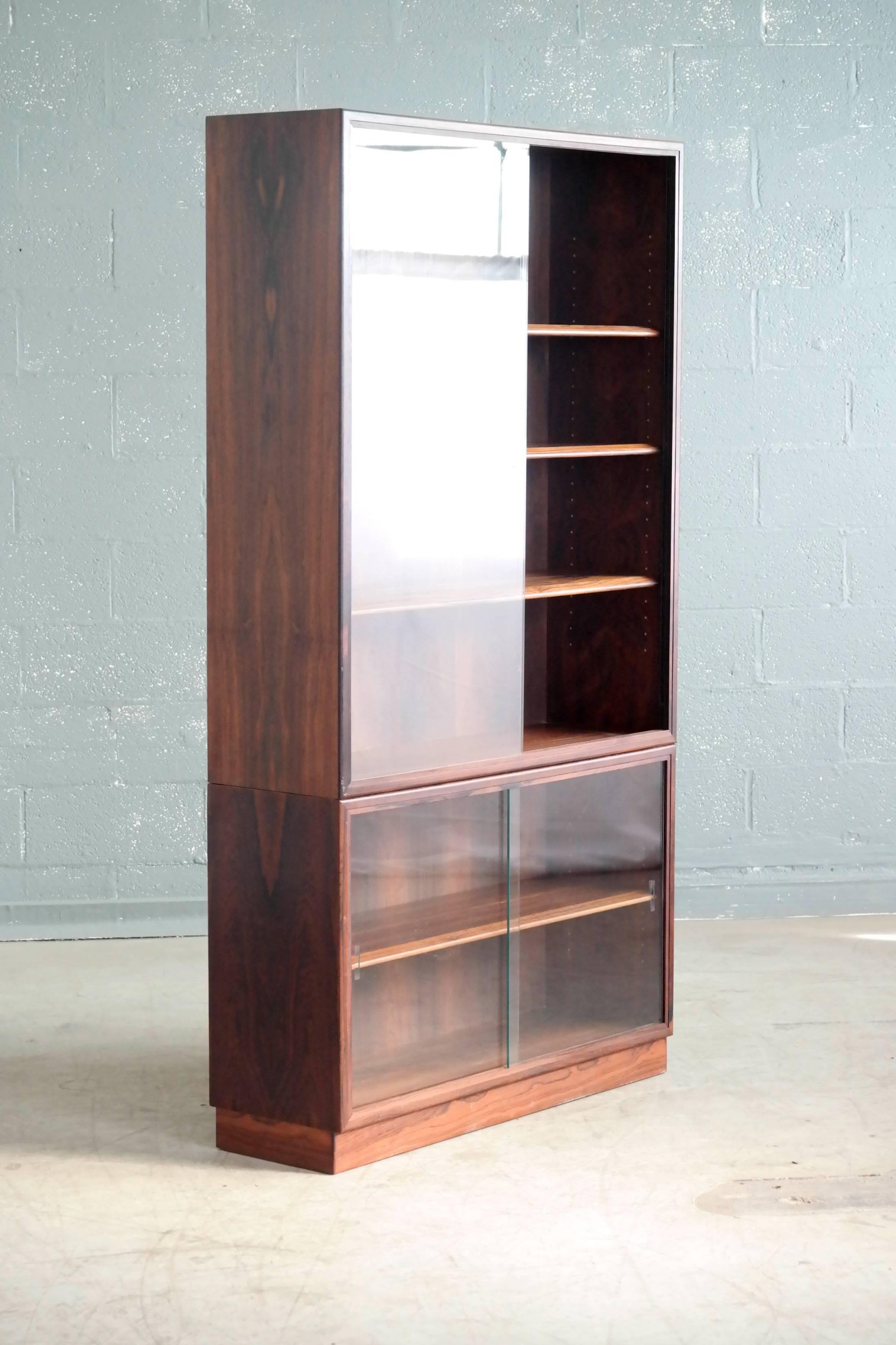 display cabinet with glass doors