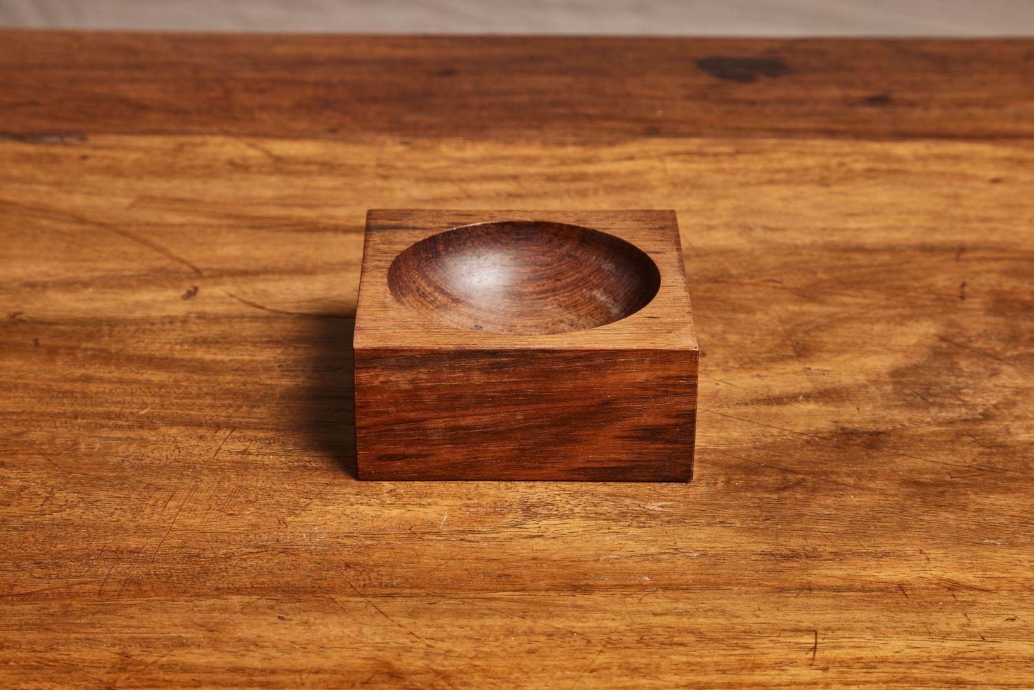 Danish rosewood bowl 20th century.