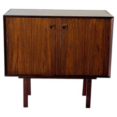 Dänischer Palisander-Schrank von Brouer – Vintage-Bar-Schrank im Mid-Century-Modern-Stil, 1960er Jahre