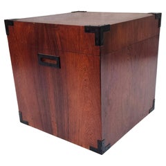 Danish Rosewood Campaign Treasure Chest Catch-All
