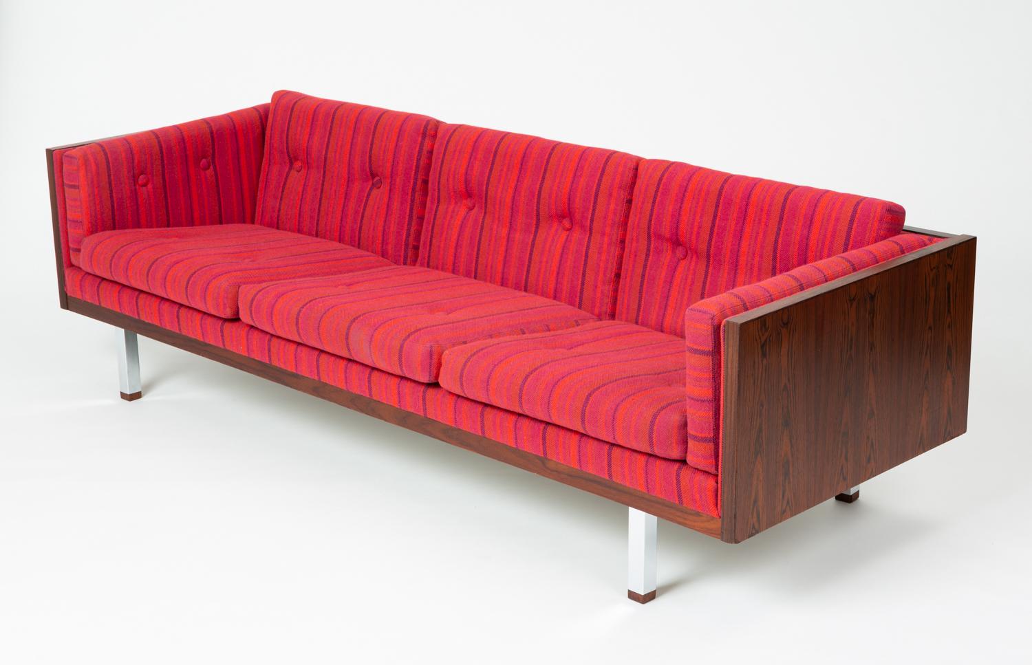 20th Century Danish Rosewood Case Sofa by Jydsk Mobelvaerk