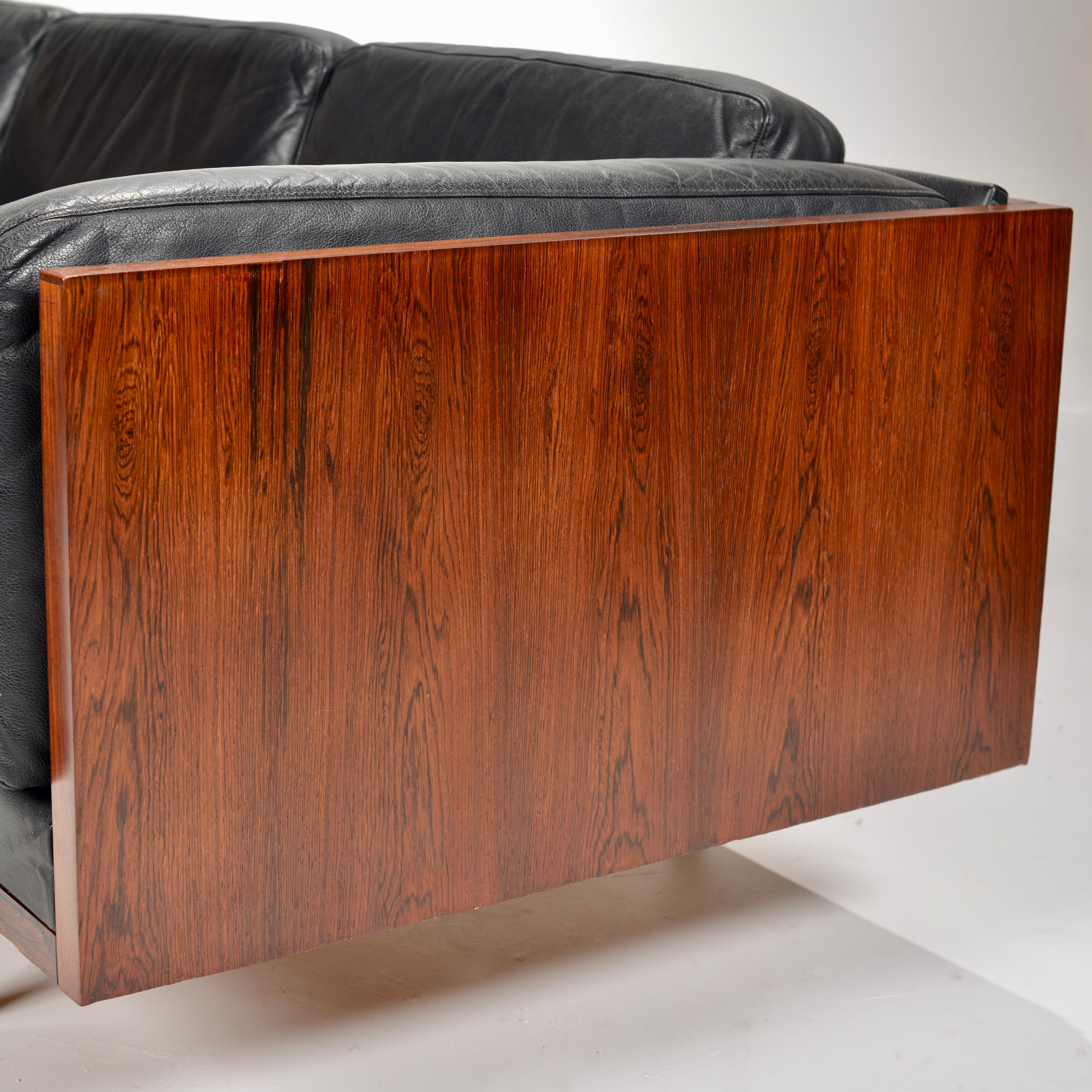 Danish Rosewood Case Sofa by Jydsk Mobelvaerk 1